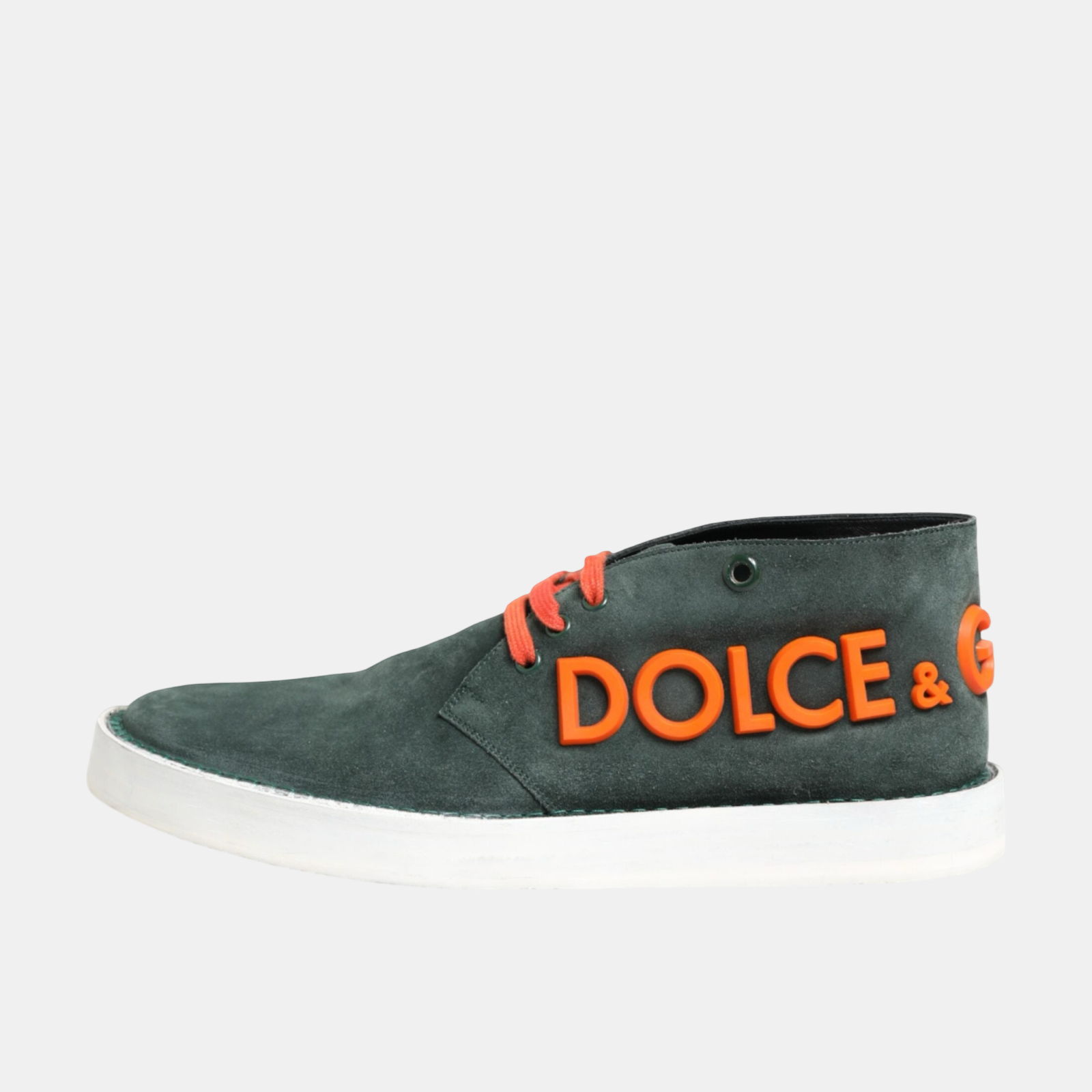 Dolce & Gabbana Derby Logo Casual Men Shoes Medial View