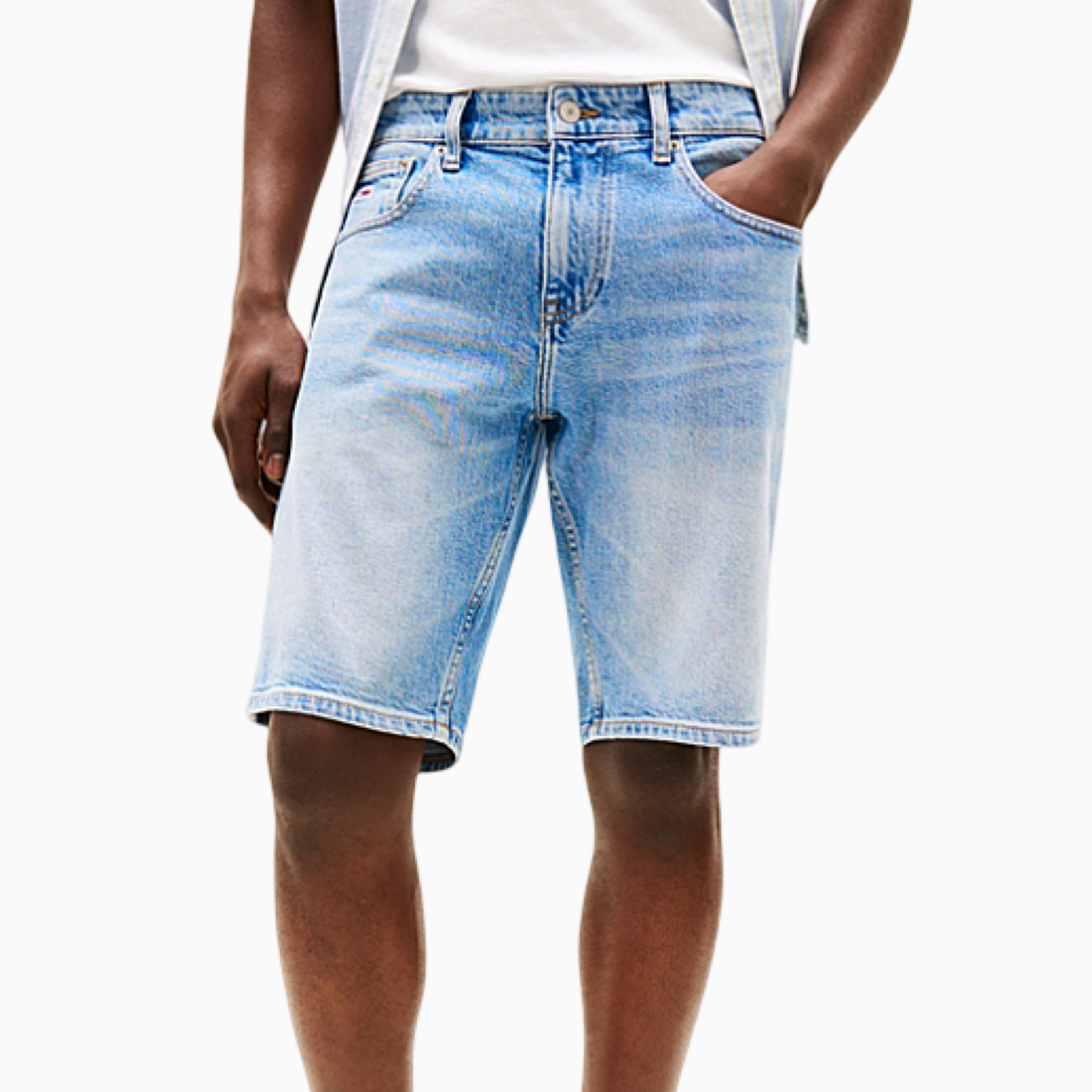 Мъжки къси дънки Tommy Hilfiger DM0DM20954 Front View