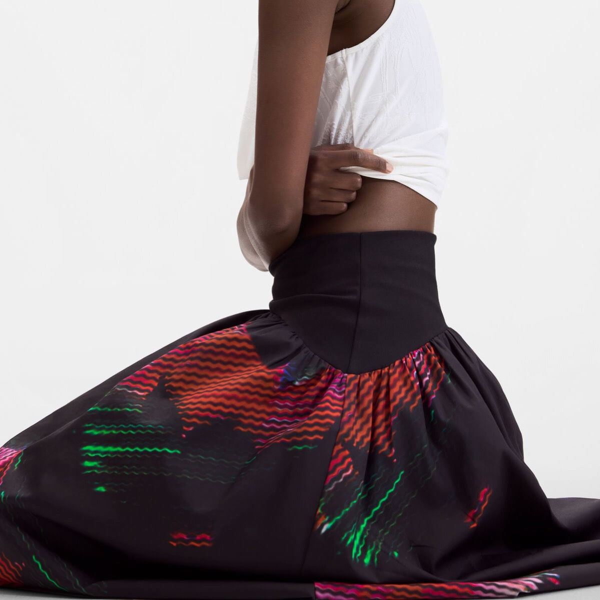 Дамска пола Desigual women’s skirt 26SWFW02 2000 Side view 