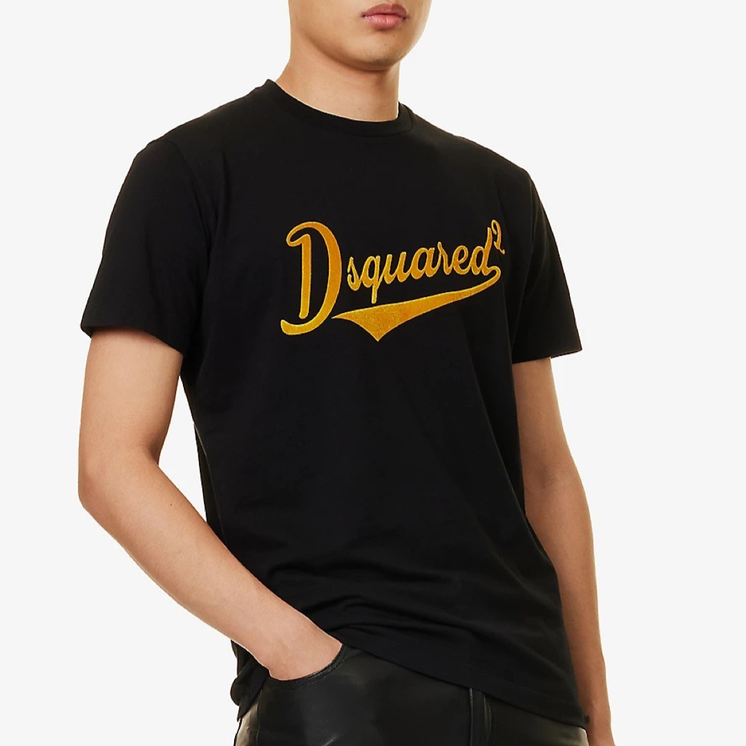 Мъжка черна тениска Dsquared² Men T-Shirt