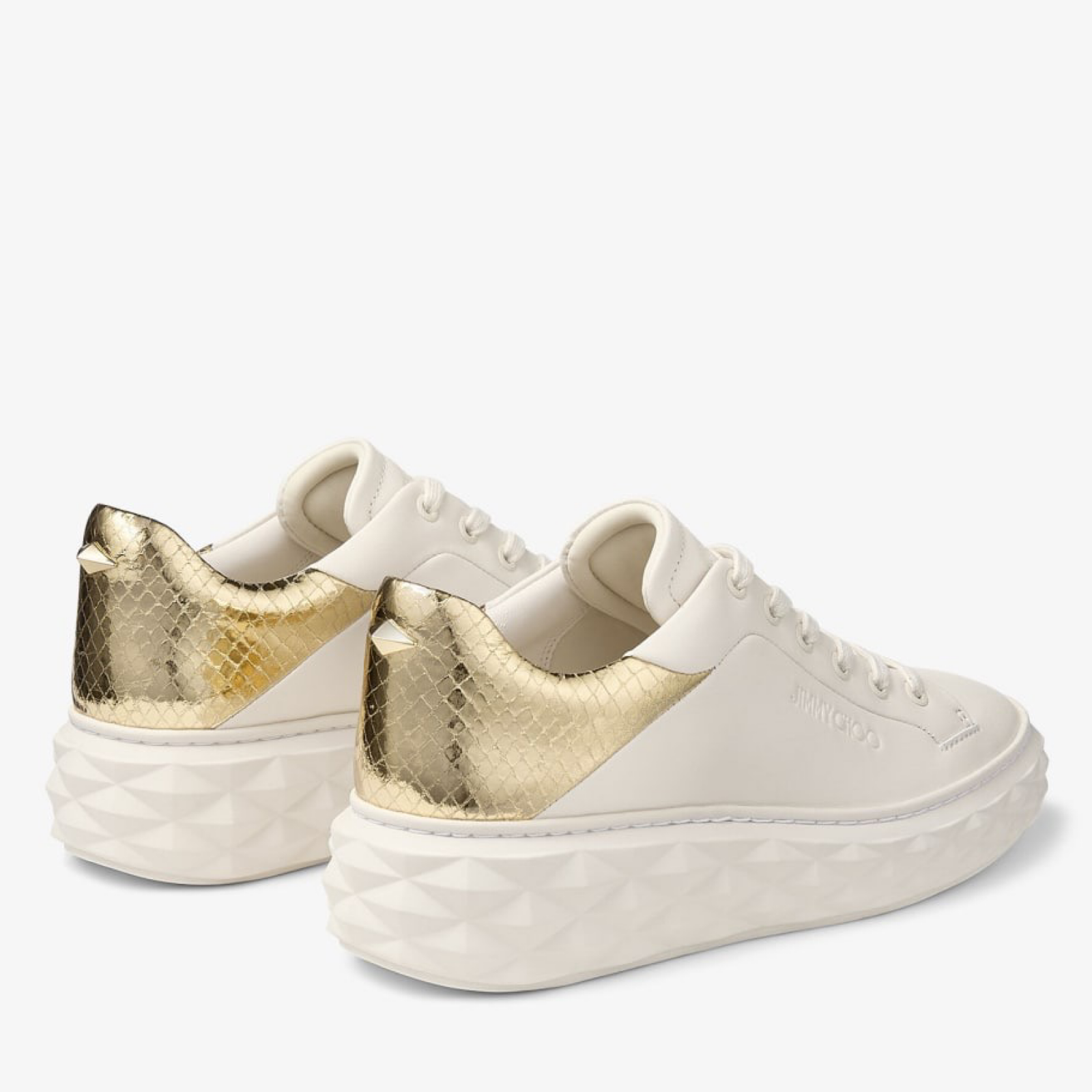 Jimmy Choo Diamond Maxi Women Sneakers J000178637 Heel View