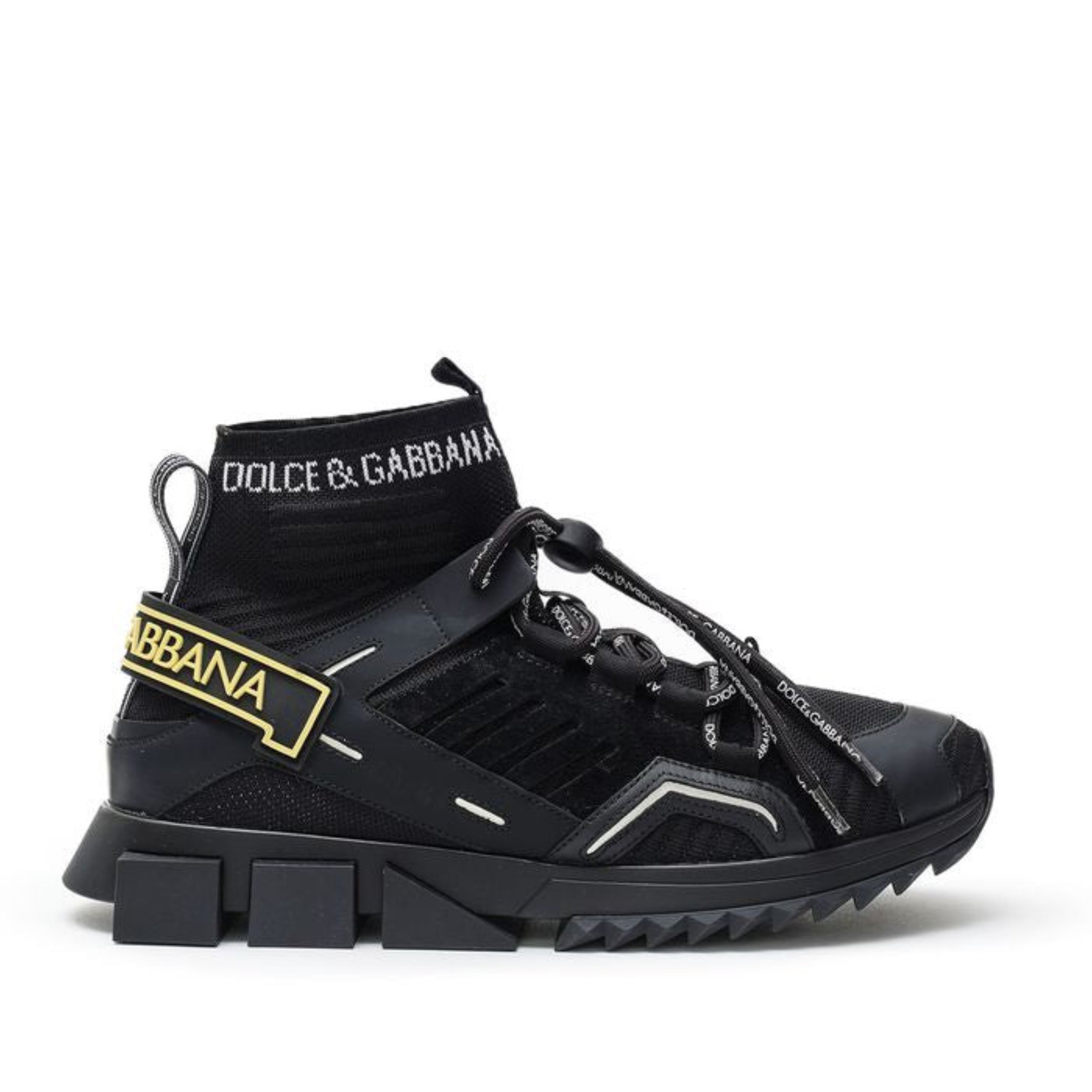 Мъжки високи маратонки Men’s high top sneakers Dolce & Gabbana Sorrento
CS1719 AA908 89690 Black lateral view