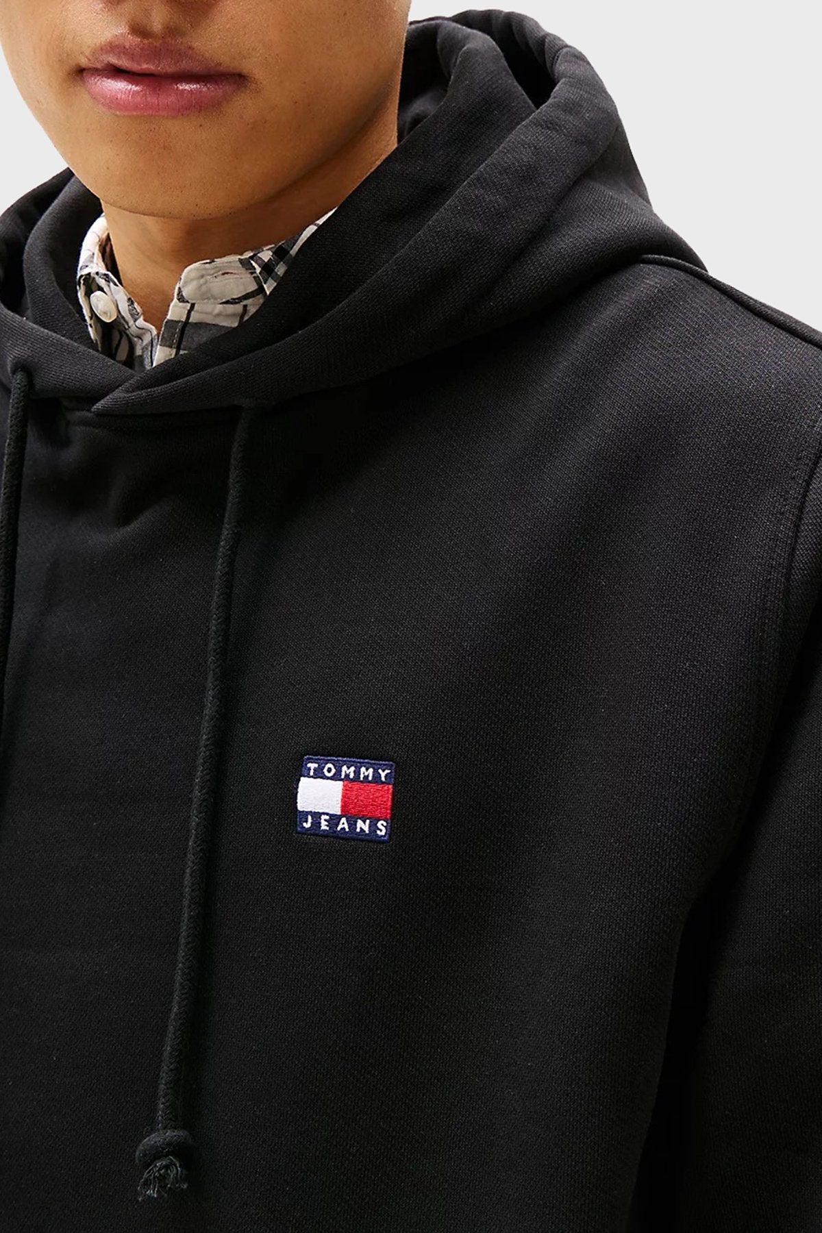 Мъжки суичър Men’s sweatshirt Tommy Hilfiger DM0DM20258 BDS Black cropped view
