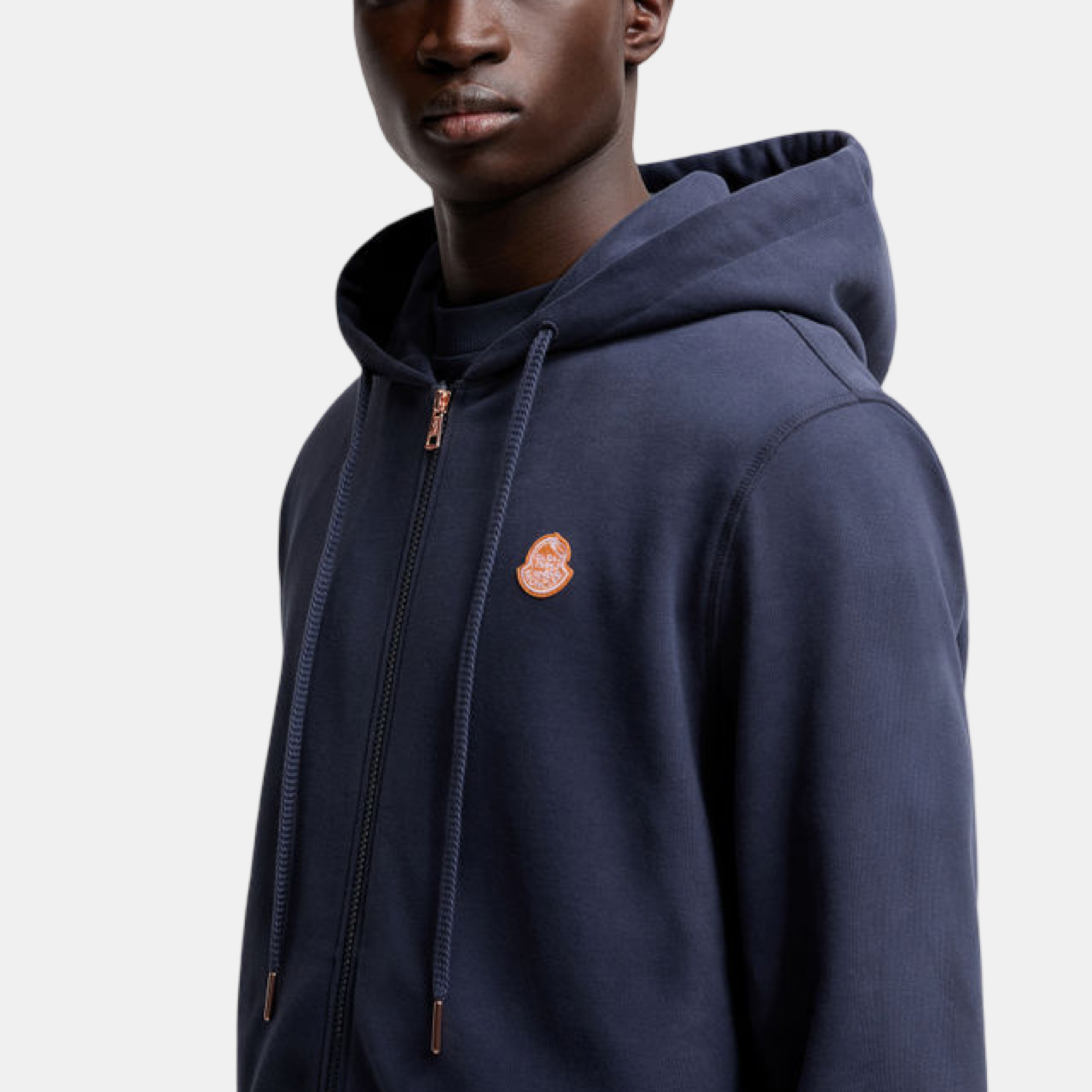 Moncler x Gilga Farm by Donald Glover Men Zip-Up Hoodie K24028G0000189AUJ 786 Close-Up
