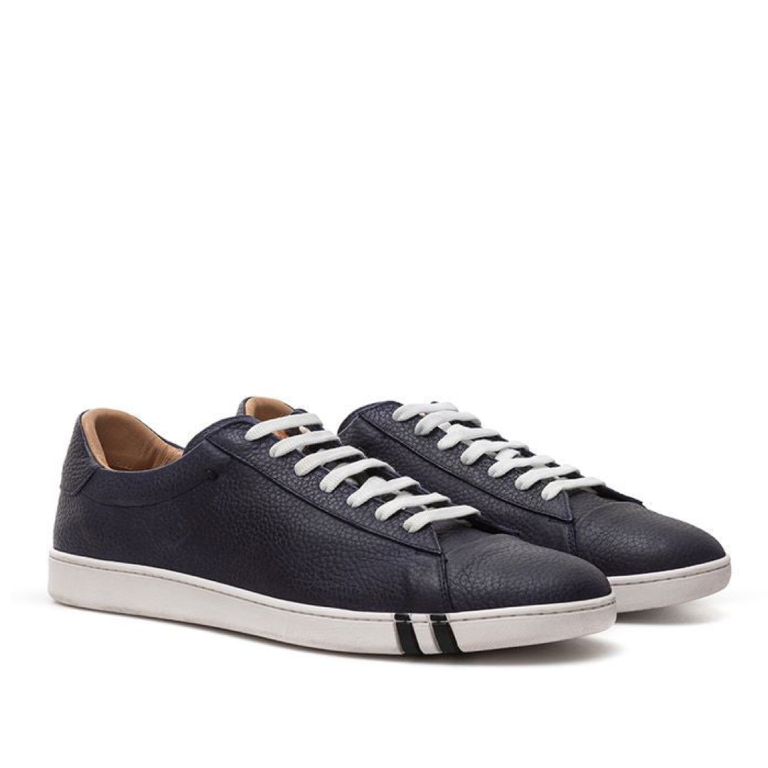 Мъжки маратонки Bally Elegant Blue Leather Sneakers For Men