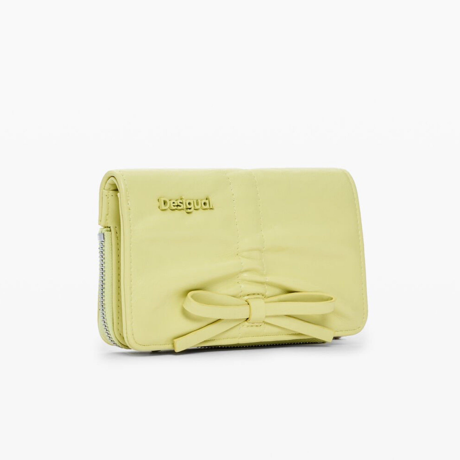 Дамски жълто портмоне Desigual Women Wallet 26SAYP13 4013U Side View