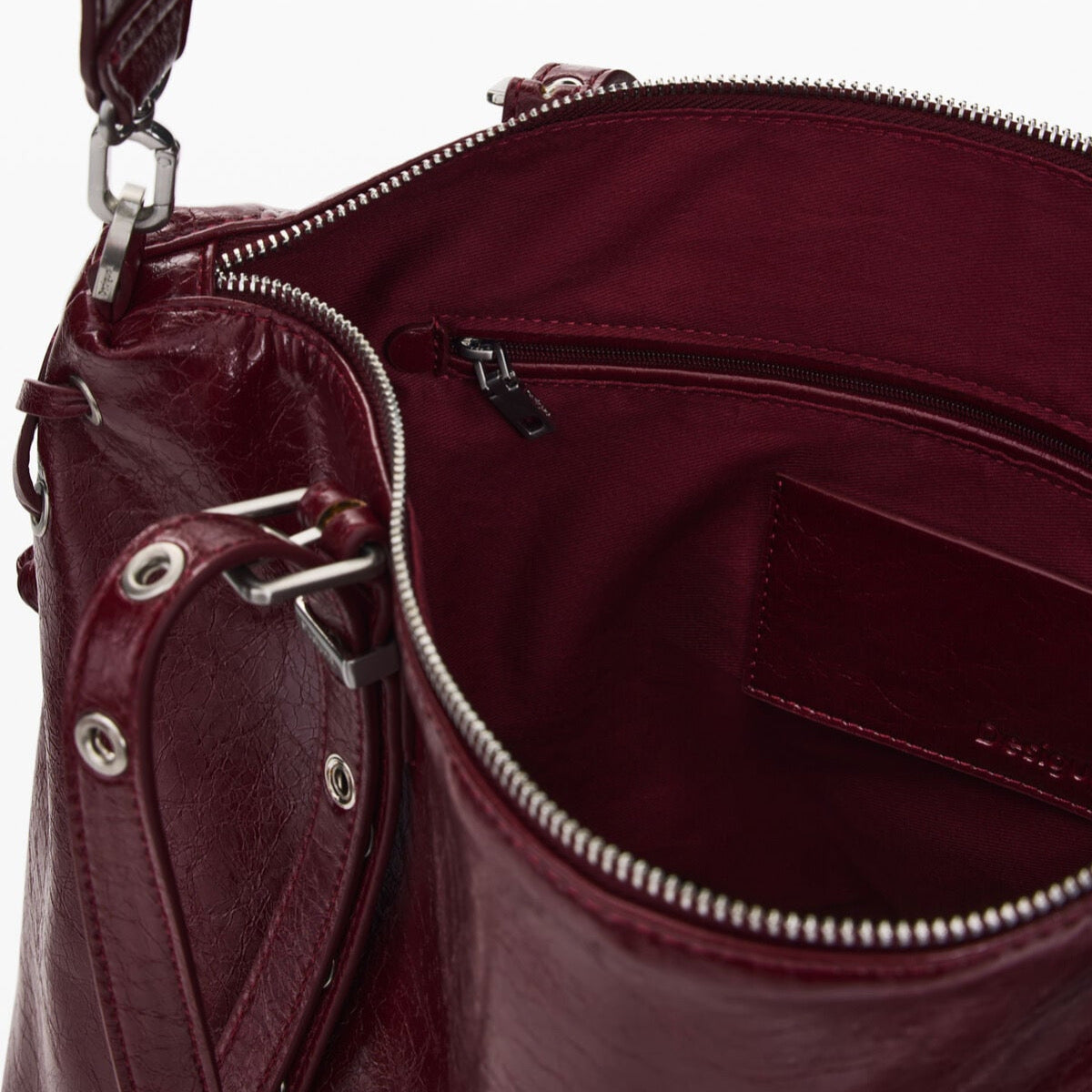  Дамска чанта Desigual women’s shoulder bag 26WAXP55 3032 Inside view