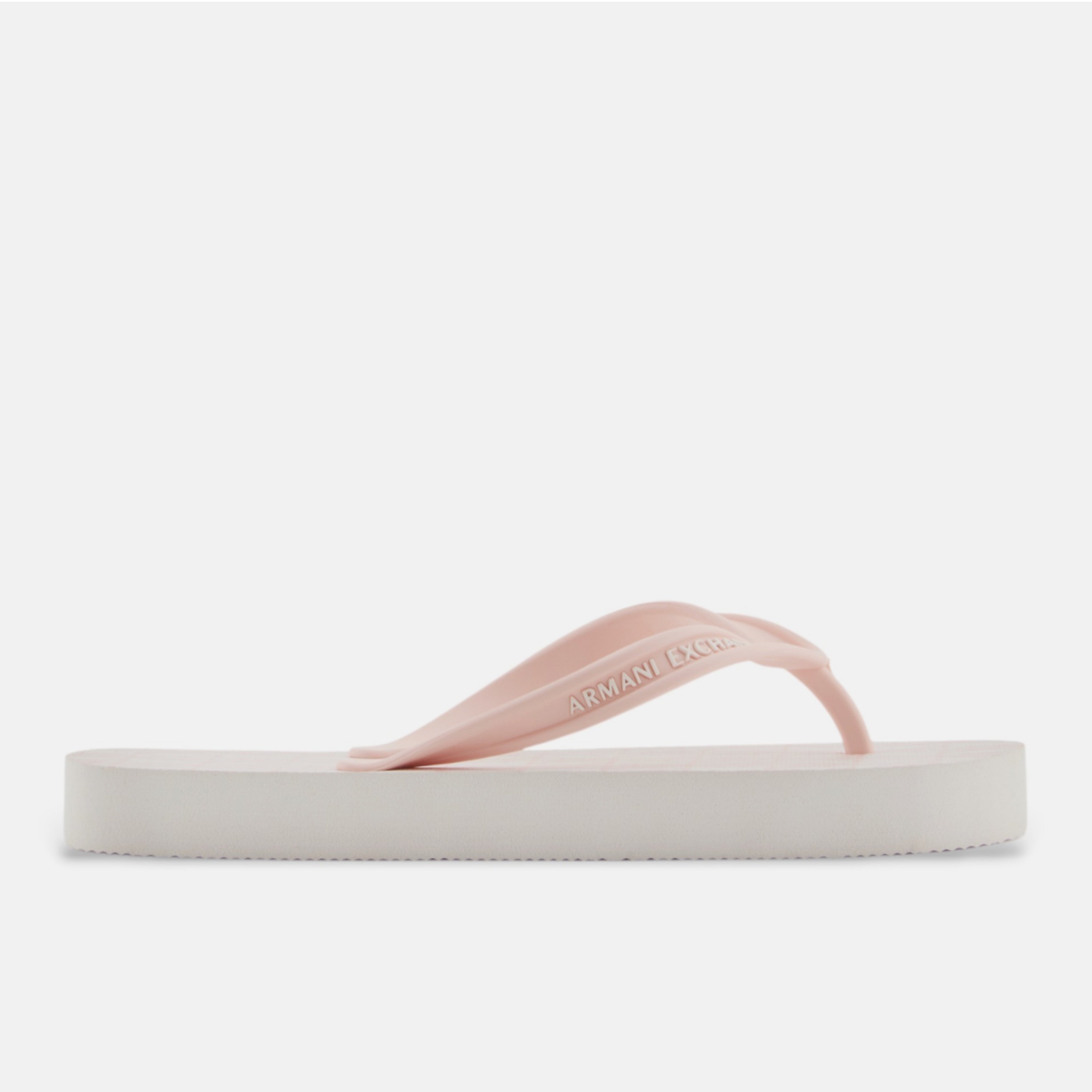 Дамски джапанки Armani Exchange Women’s flip flops Armani Exchange XDQ010 XV700 U609 Off white + Light Rose Lateral View