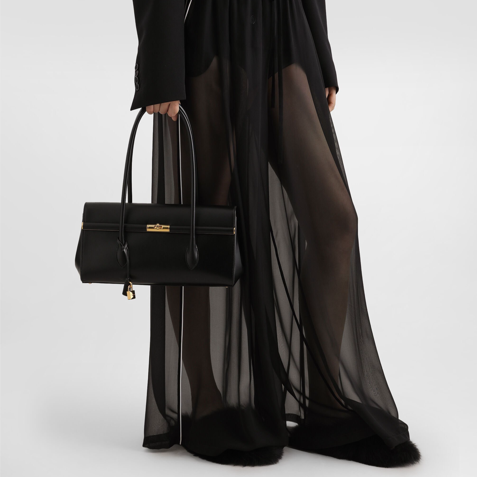 Dolce & Gabbana Marlene Palmellato Leather Handbag BB7927A3G1980999 Hand View