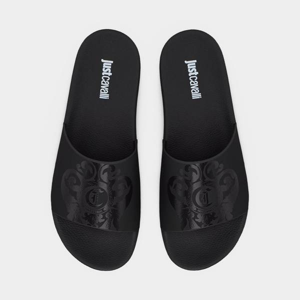 Мъжки чехли Just Cavalli Fondo Pool 80QA3SZ3 ZSE54 899 Men Slippers Front View