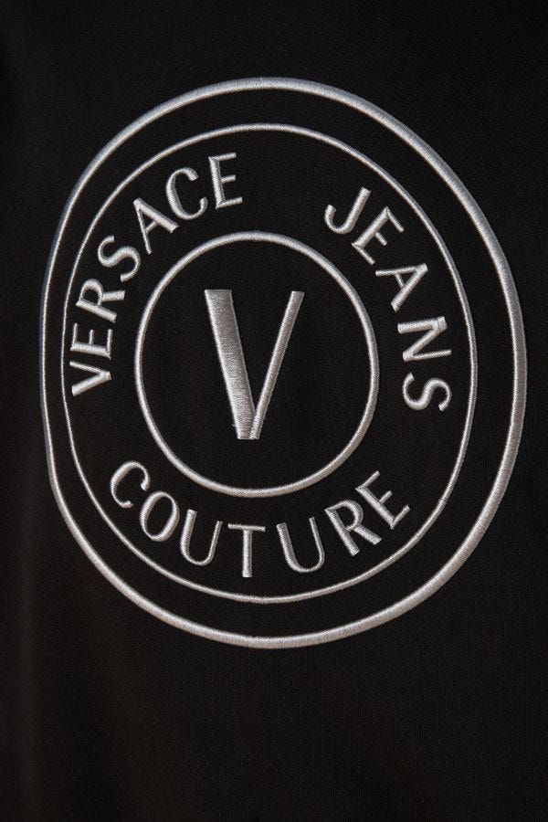 Мъжки луксозен суитчър худи Versace Jeans Couture 73GAIT05CF00T C89 в черно