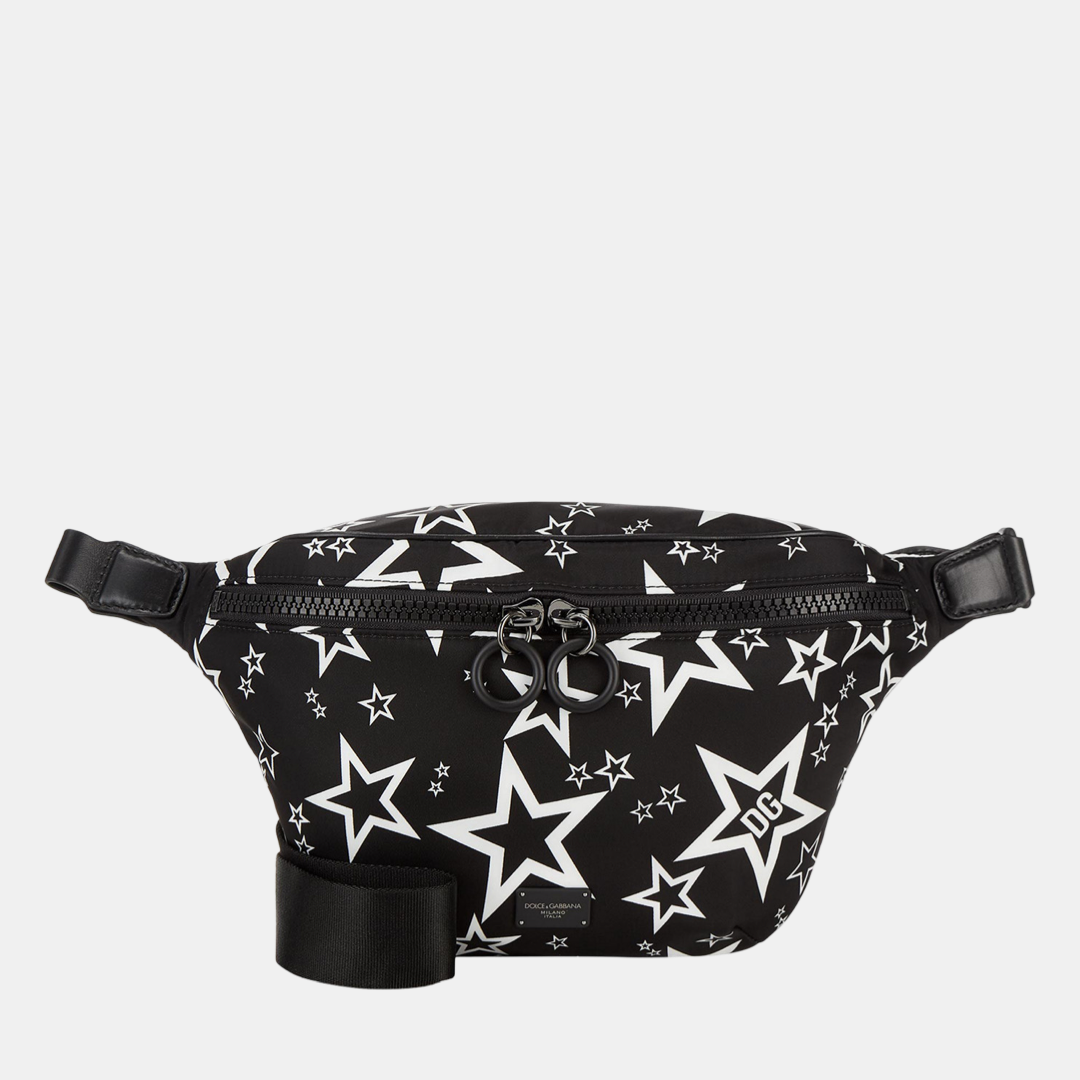 Чанта за кръста Dolce & Gabbana Star Printed Nylon Bum Bag