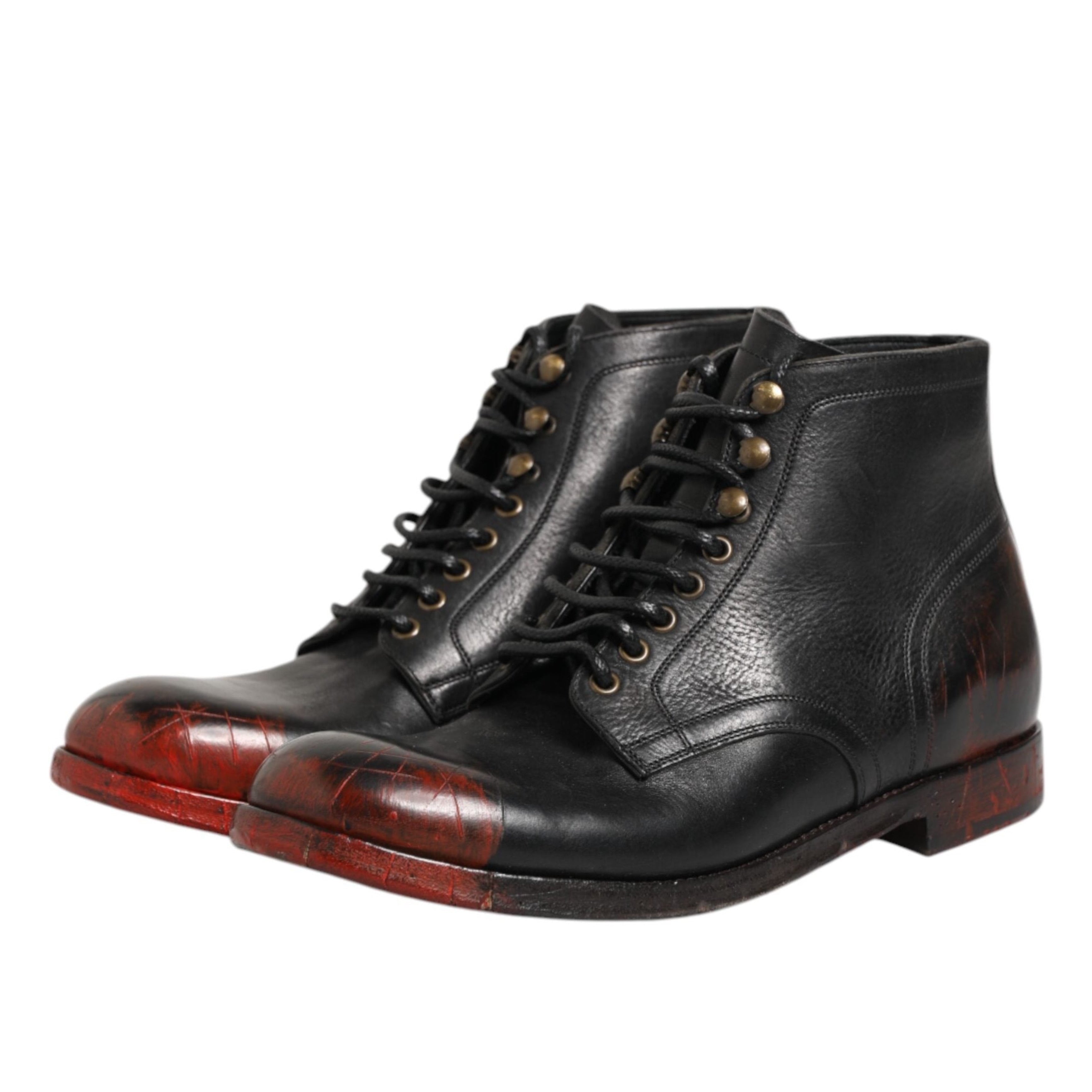Мъжки боти Men’s ankle boots DOLCE & GABBANA CA5849 A1816 89650 Black/Red