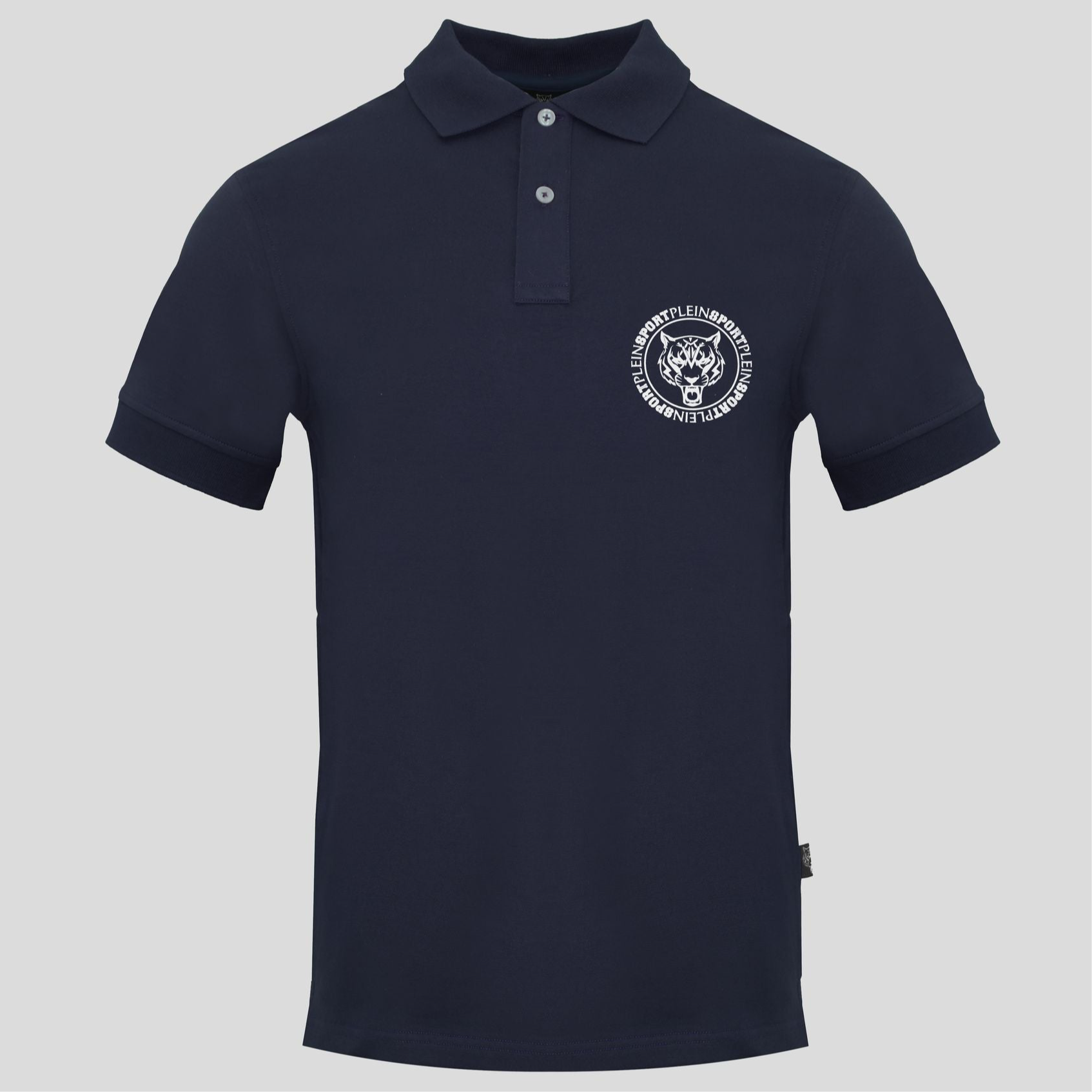 Мъжка поло тениска с яка Plein Sport PIPS50885_NAVY в тъмно синьо
