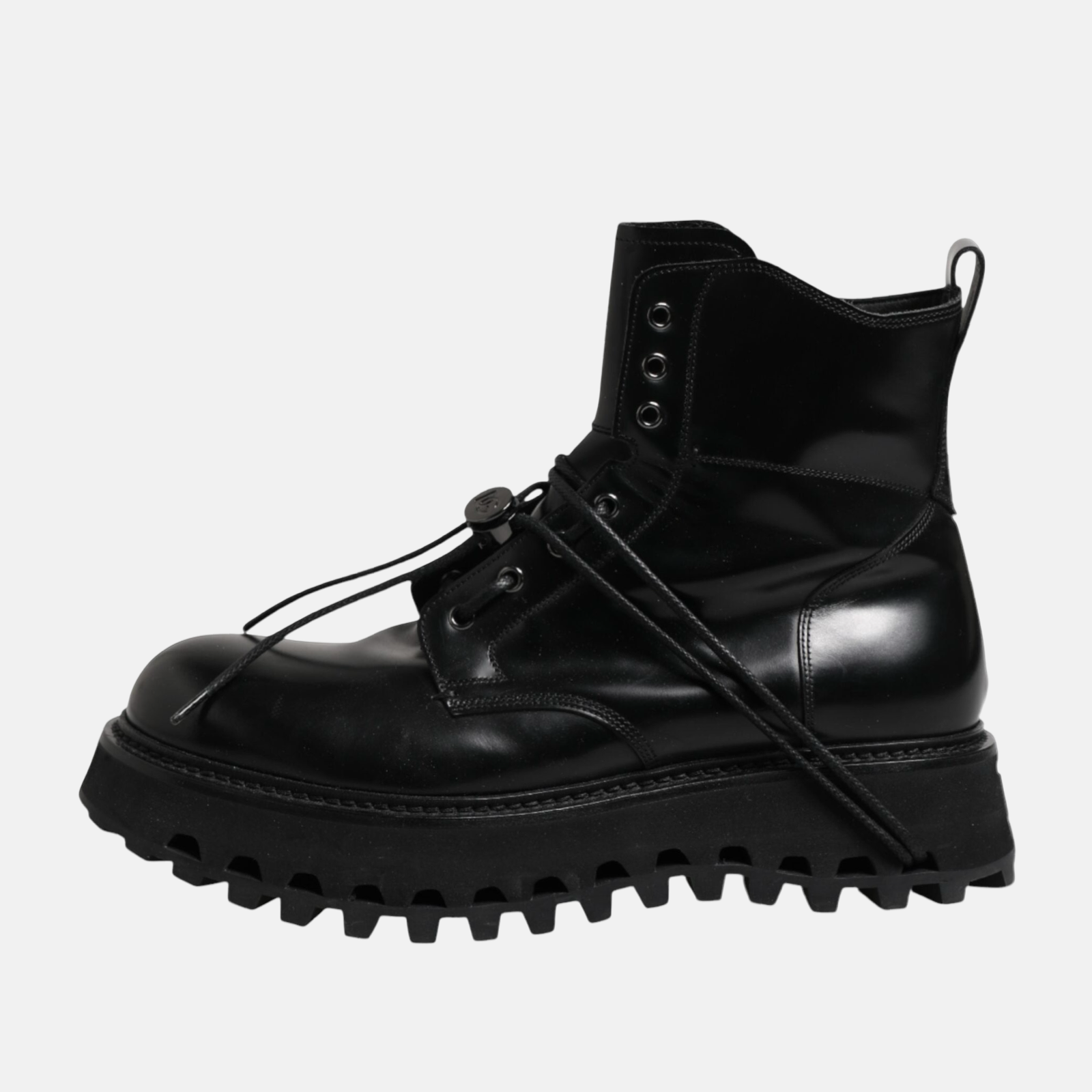 Dolce & Gabbana Trekking Men Ankle Boots Lateral View