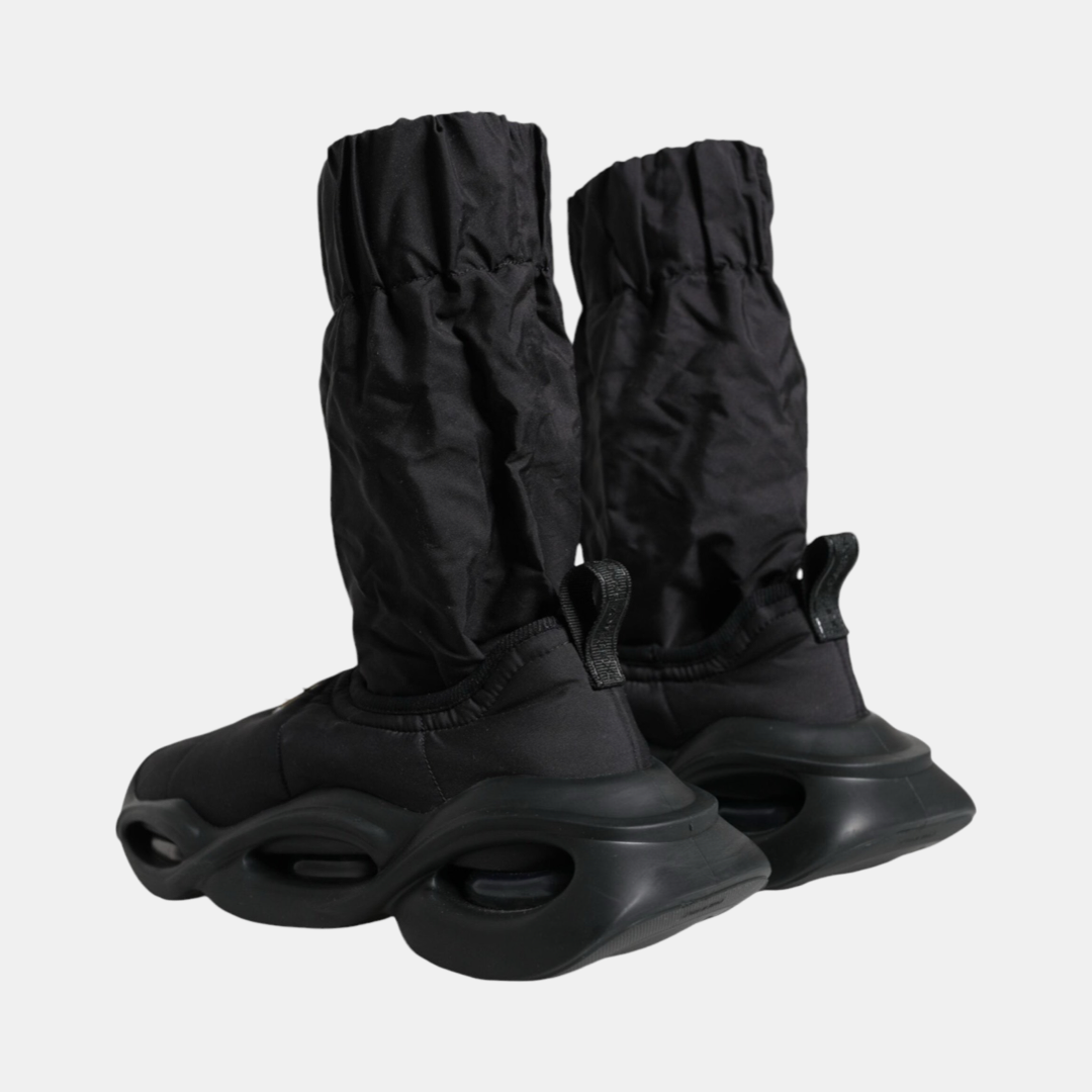 Дамски черни обувки Dolce & Gabbana Wave Women Boots