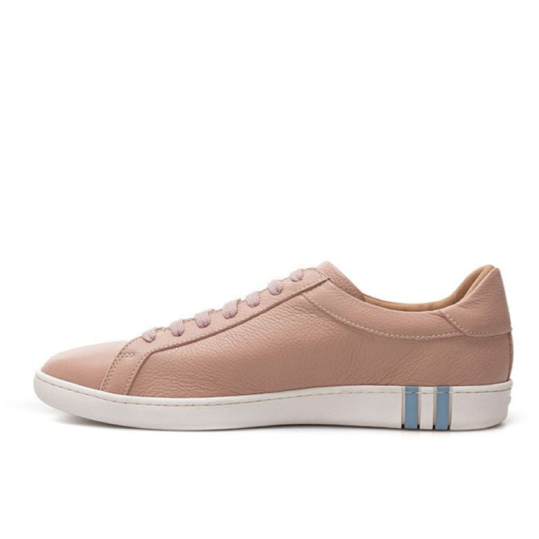 Дамски маратонки Bally Elegant Pink Leather Sneakers