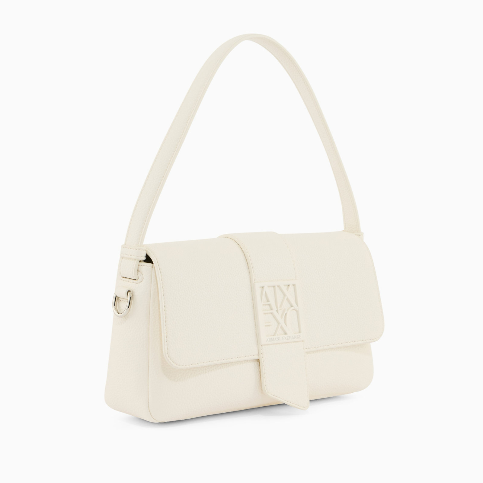 Дамска бяла чанта Armani Exchange Women Shoulder Bag XW002592 AF11902 U0011 Side View