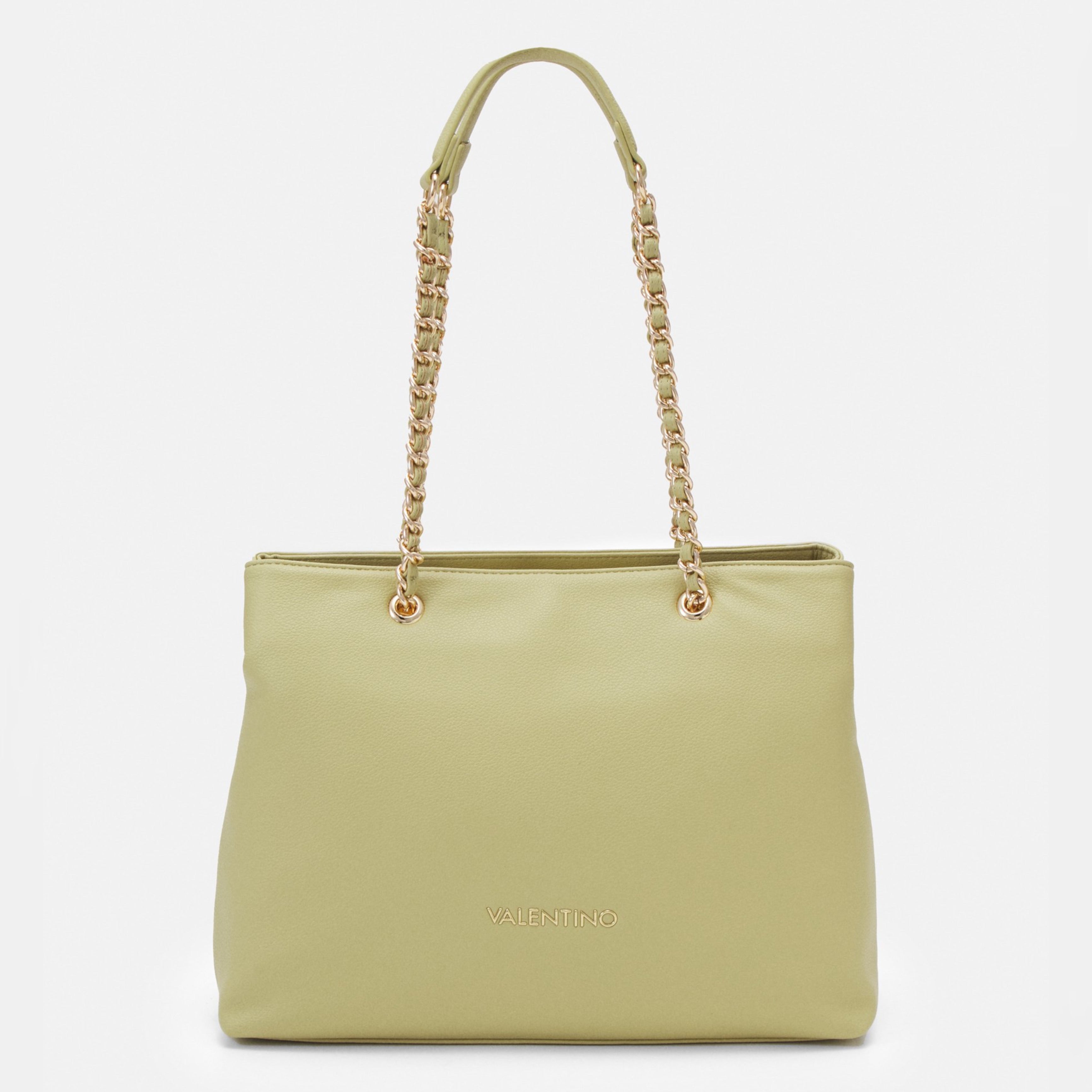 Дамска голяма чанта в зелено Women’s Tote Bag Valentino Arcadia VBS89O01 Pistachio