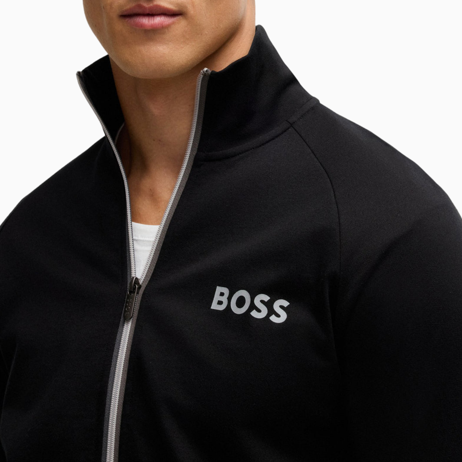 Мъжки черен суичър Boss Authentic 50535823