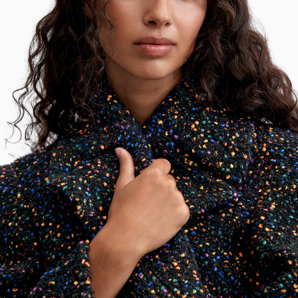 Дамско палто Desigual Women Coat 26WWEW21 2000 Close-Up
