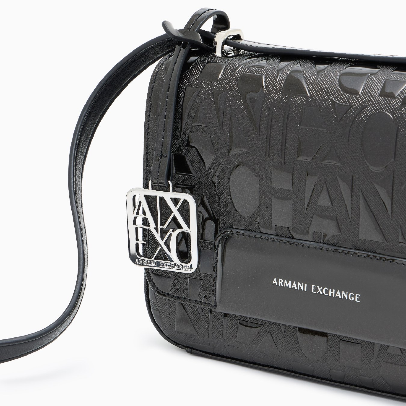 Мъжка черна чанта Armani Exchange Women Crossbody Bag XW001577 AF15774 Close-Up