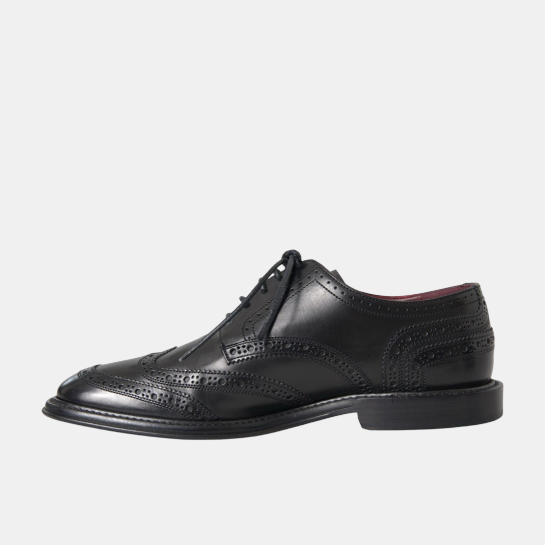 Мъжки официални обувки Dolce & Gabbana Oxford Wingtip Men Formal Shoes