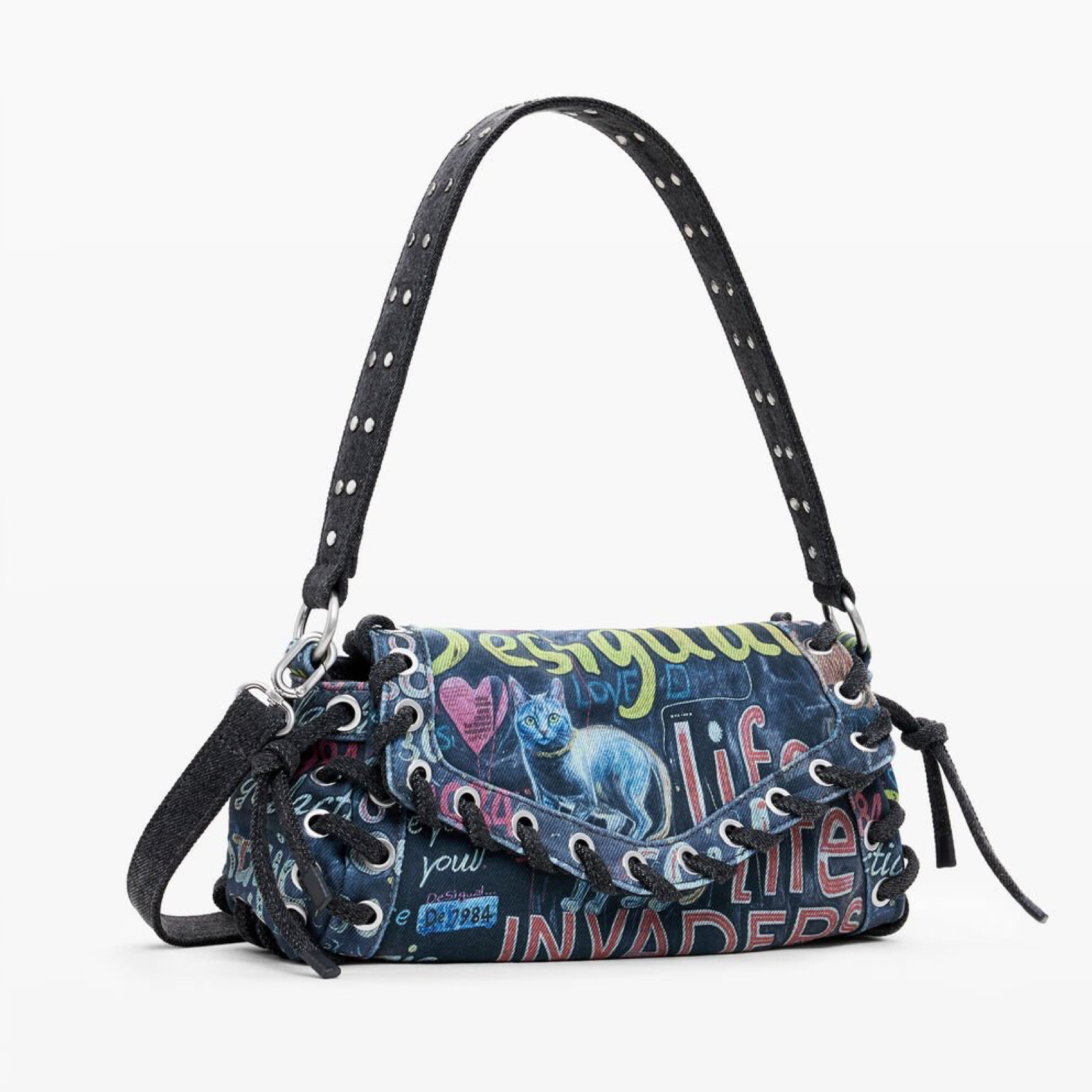 Дамска чанта Desigual Women Bag Дамска раница Desigual Women Backpack 25WAKP22 Side View