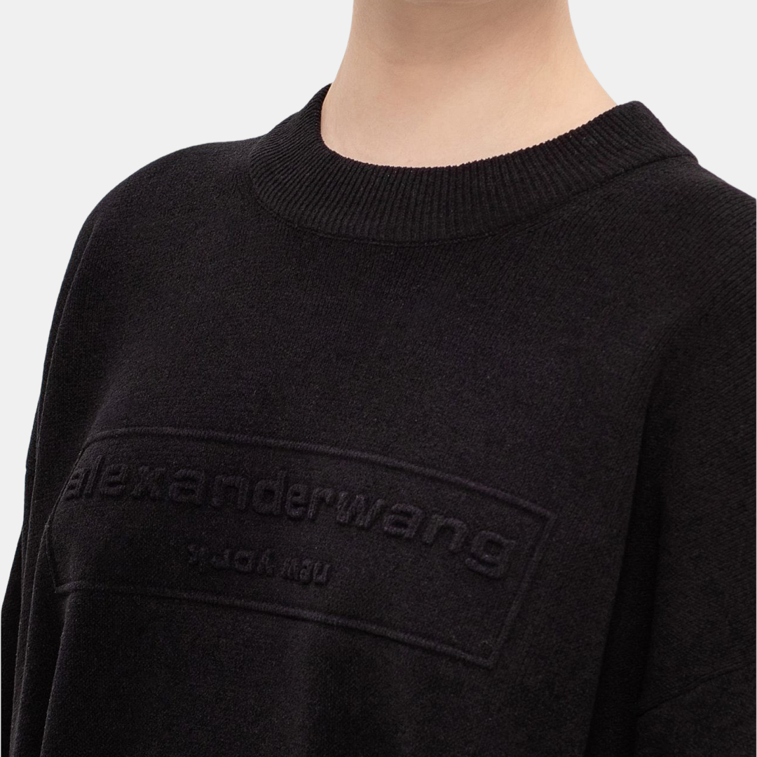 Дамски черен пуловер Alexander Wang Women Sweater