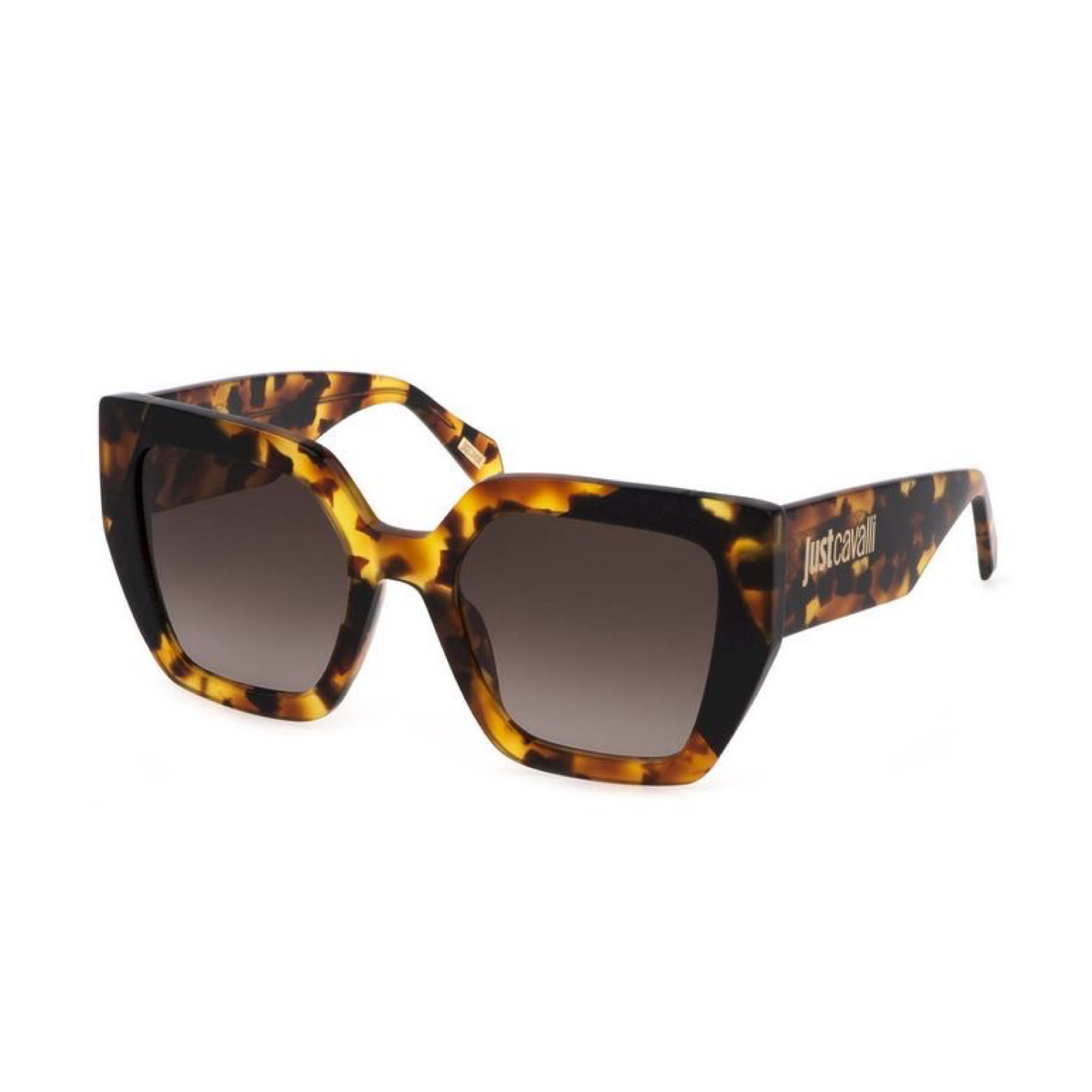 Just Cavalli Brown Plastic Sunglasses