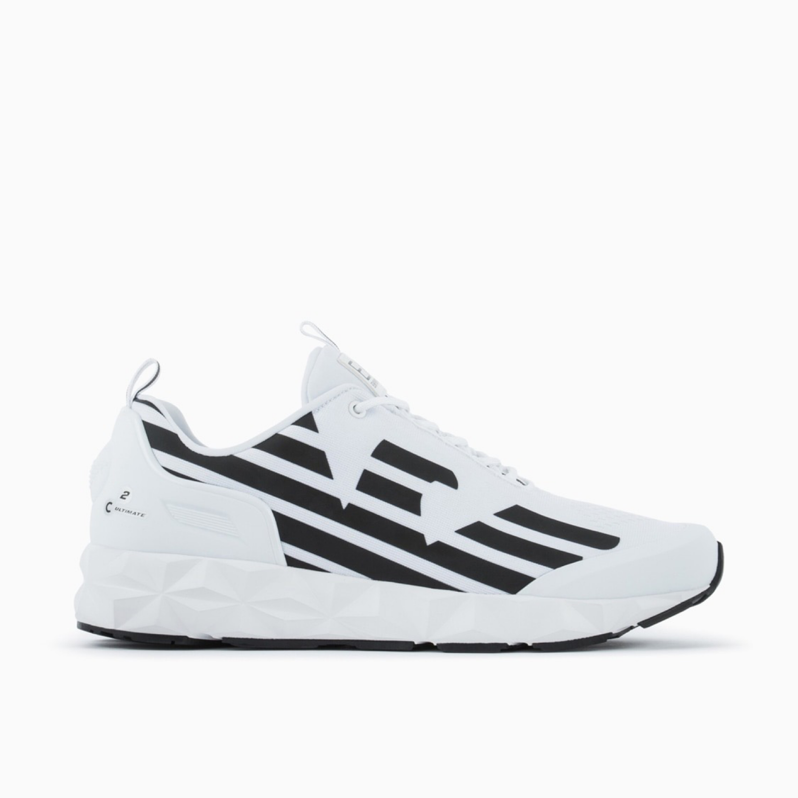 Дамски бели маратонки EA7 Emporio Armani Women Sneakers X8X217 XK433 Medial View