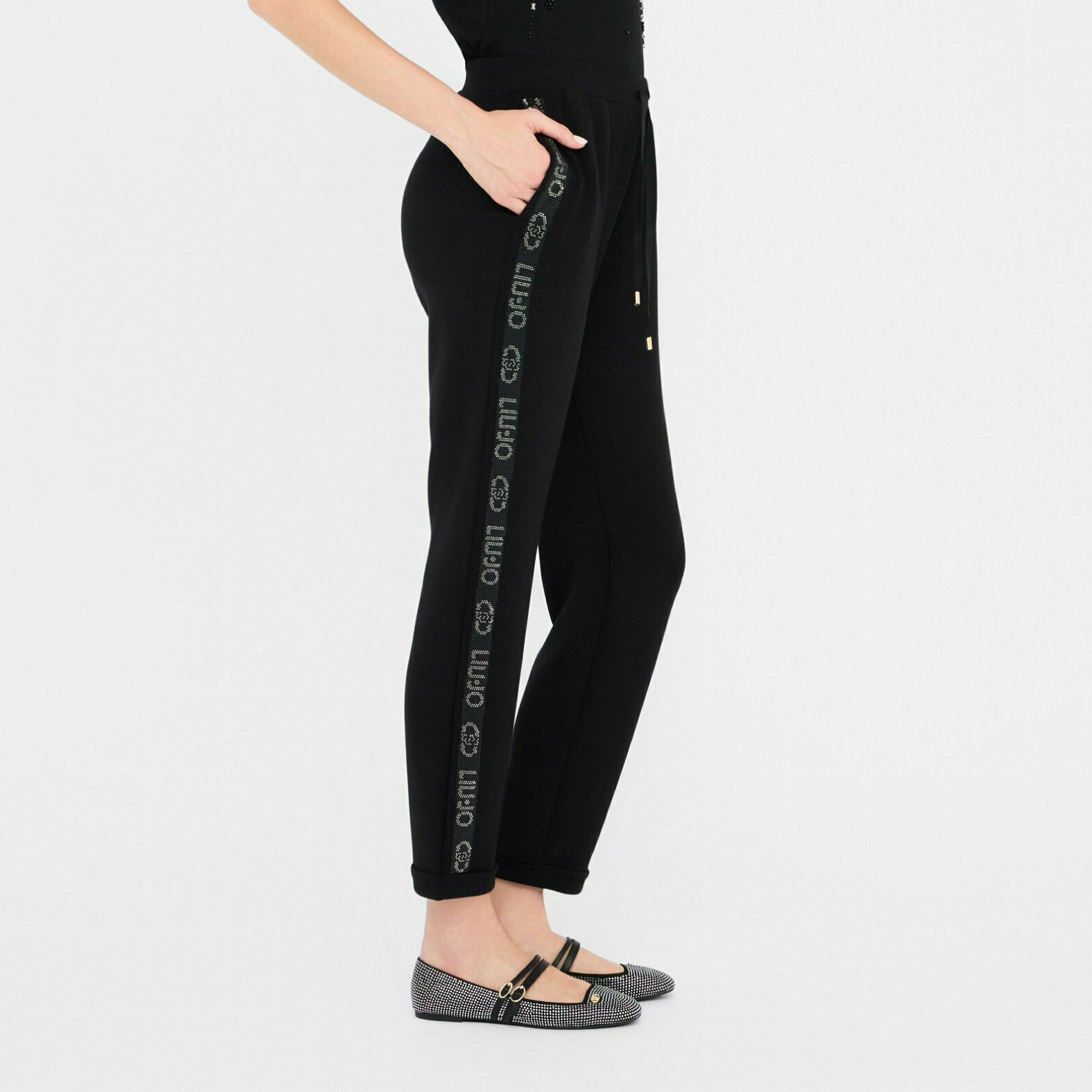 Дамско долнище Liu Jo women Sweatpants TF5093 J4616 Side View