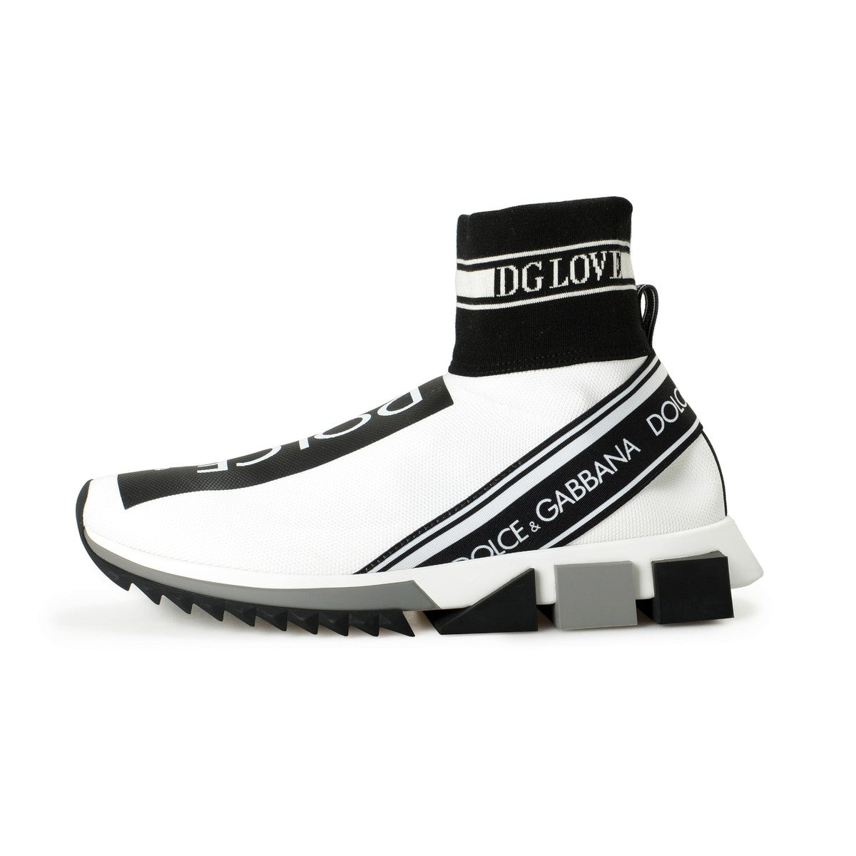Dolce & Gabbana Sorrento High Top Women Sneakers Medial View