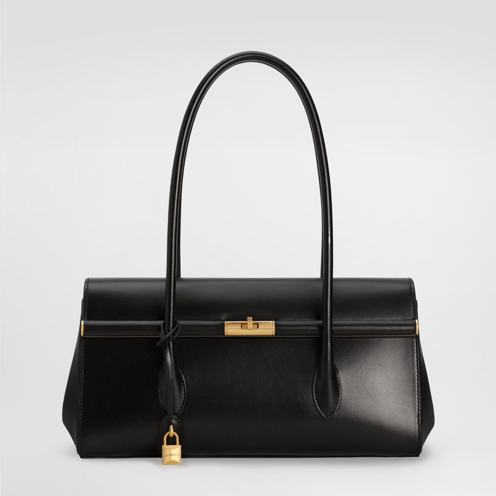 Dolce & Gabbana Marlene Palmellato Leather Handbag BB7927A3G1980999 Front View