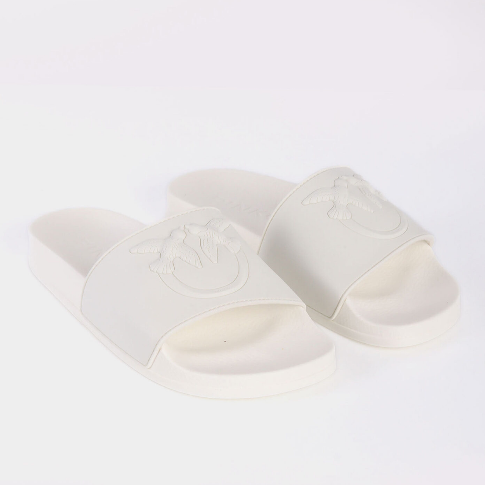 Дамски бели чехли Pinko Women Slippers SS0093 E027 Z1B Lateral View