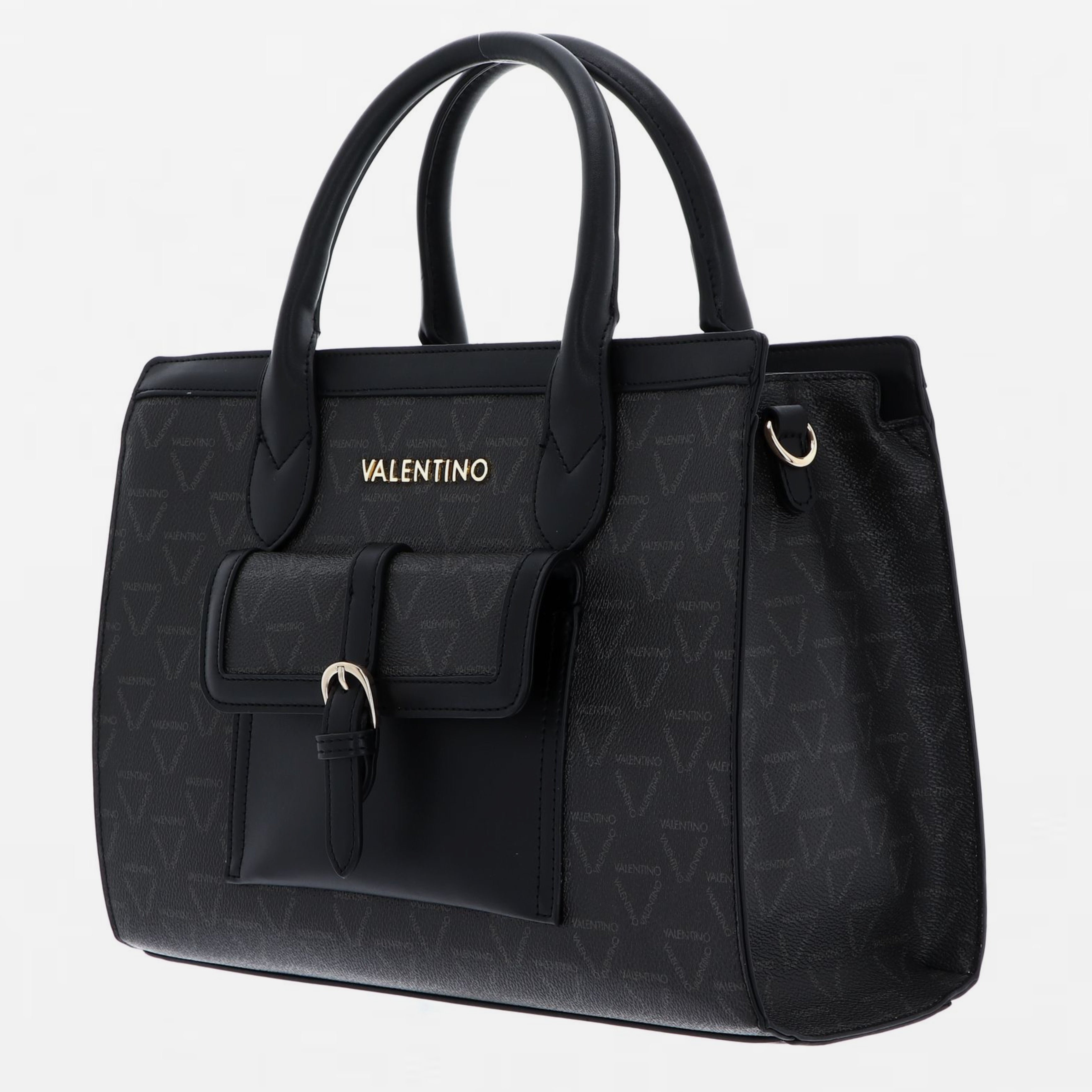 Дамска голяма чанта в черно и сиво Women’s Tote Bag Valentino Liuto
VBS3KG18RT Black/Gray