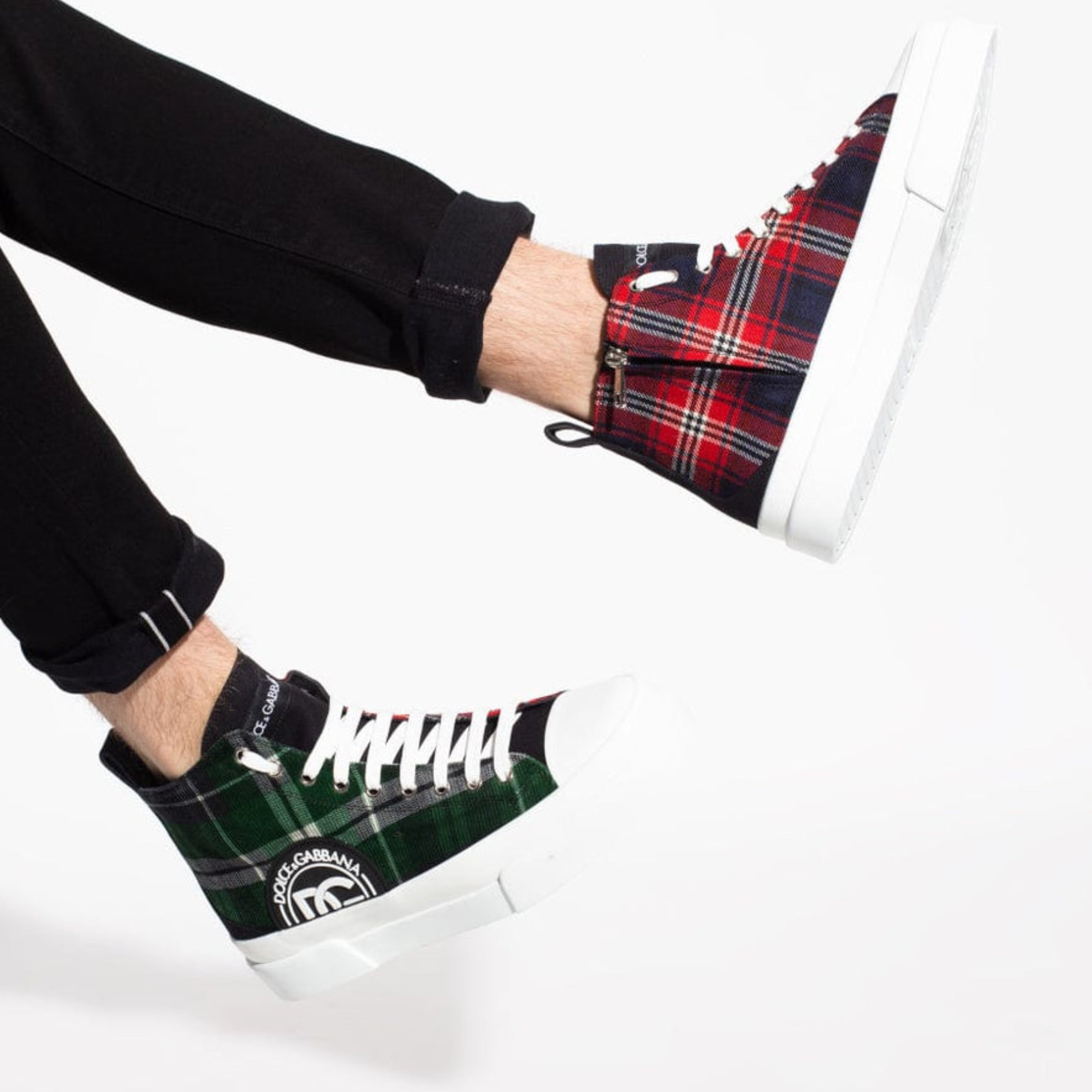 Мъжки високи кецове Men’s high top sneakers DOLCE & GABBANA CS1889 AO789 80995