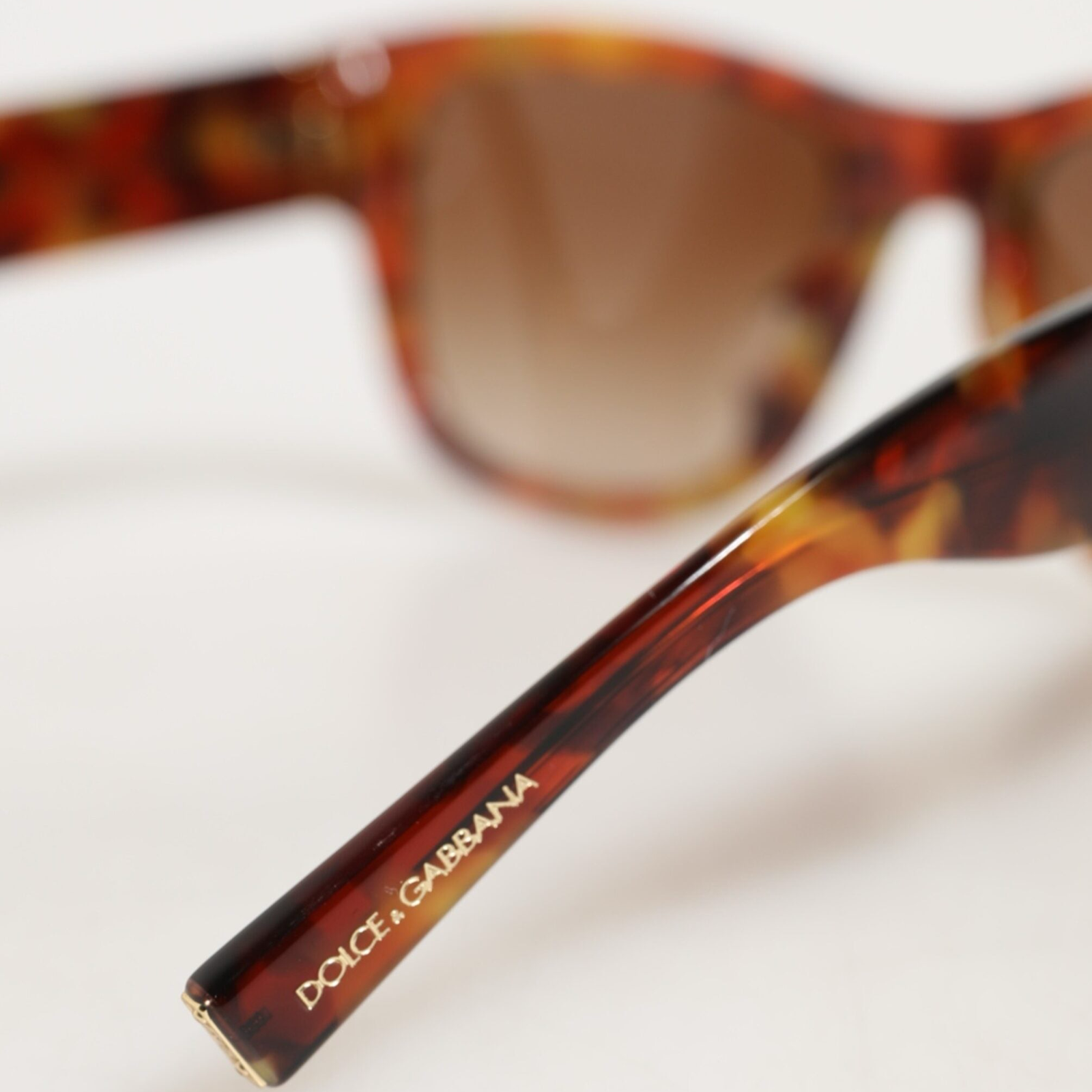 Dolce & Gabbana Havana DG4338F Sunglasses Close-Up