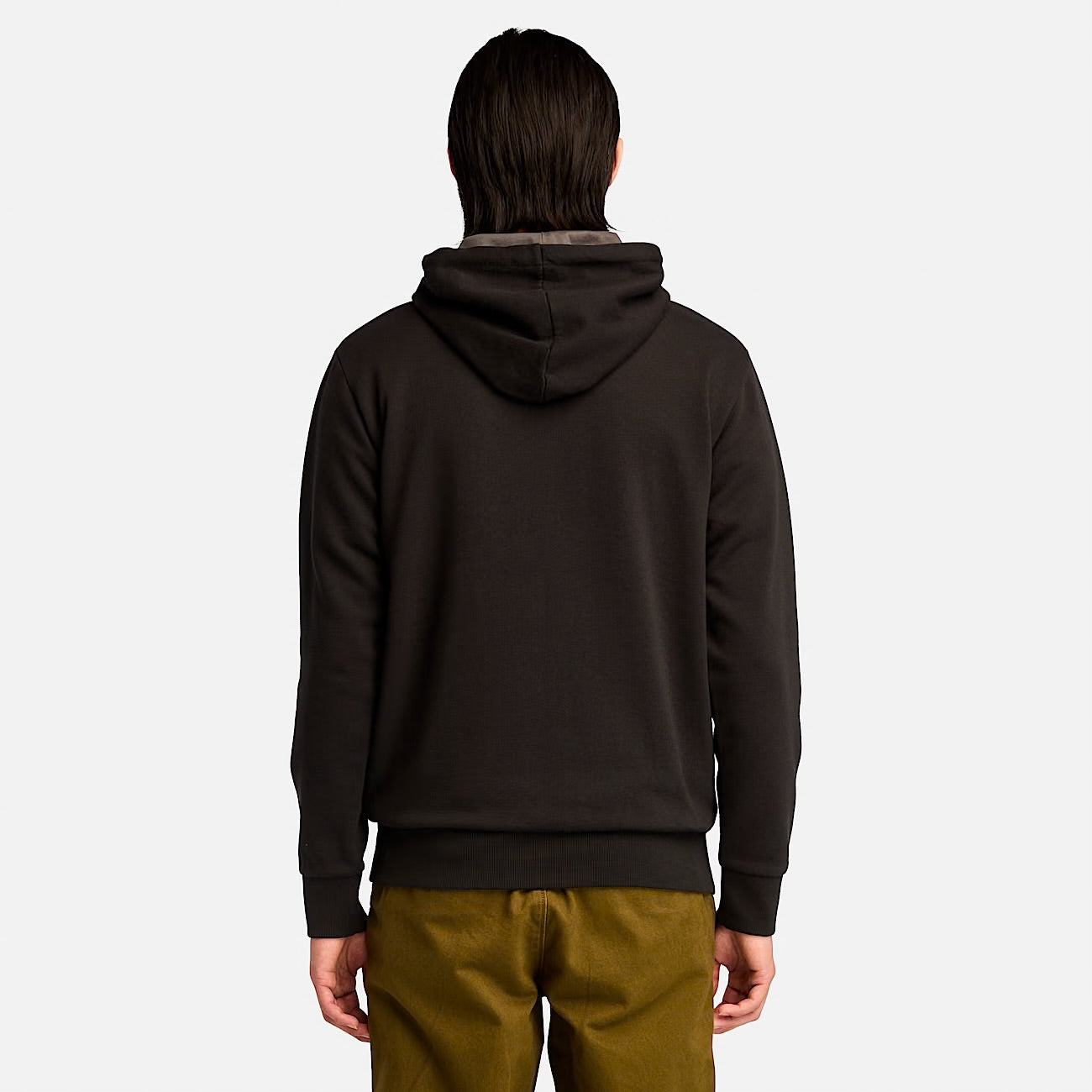 Мъжки суичър Men’s Oyster River Brushed Black Zip Hoodie TB0A2GCJX65 back view