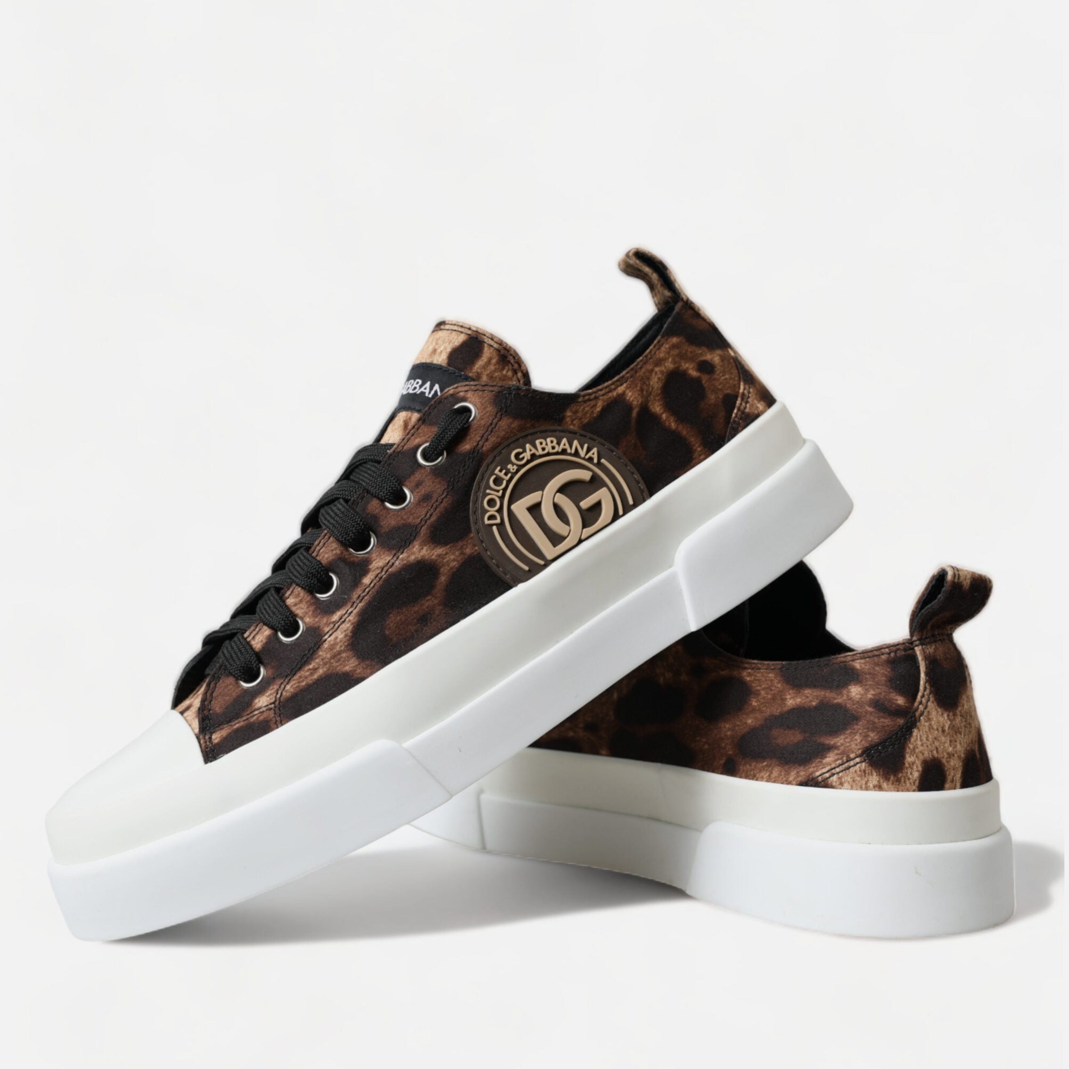 Мъжки леопардови кецове сникърси Dolce & Gabbana Men’s Leopard Sneakers