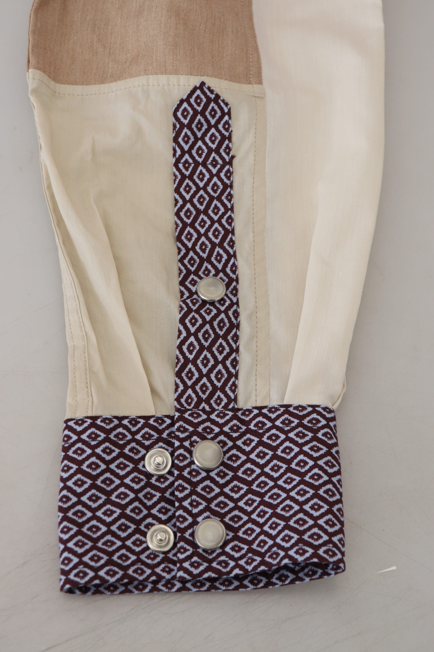 Dolce &amp; Gabbana Елегантна многоцветна прилепнала ежедневна риза