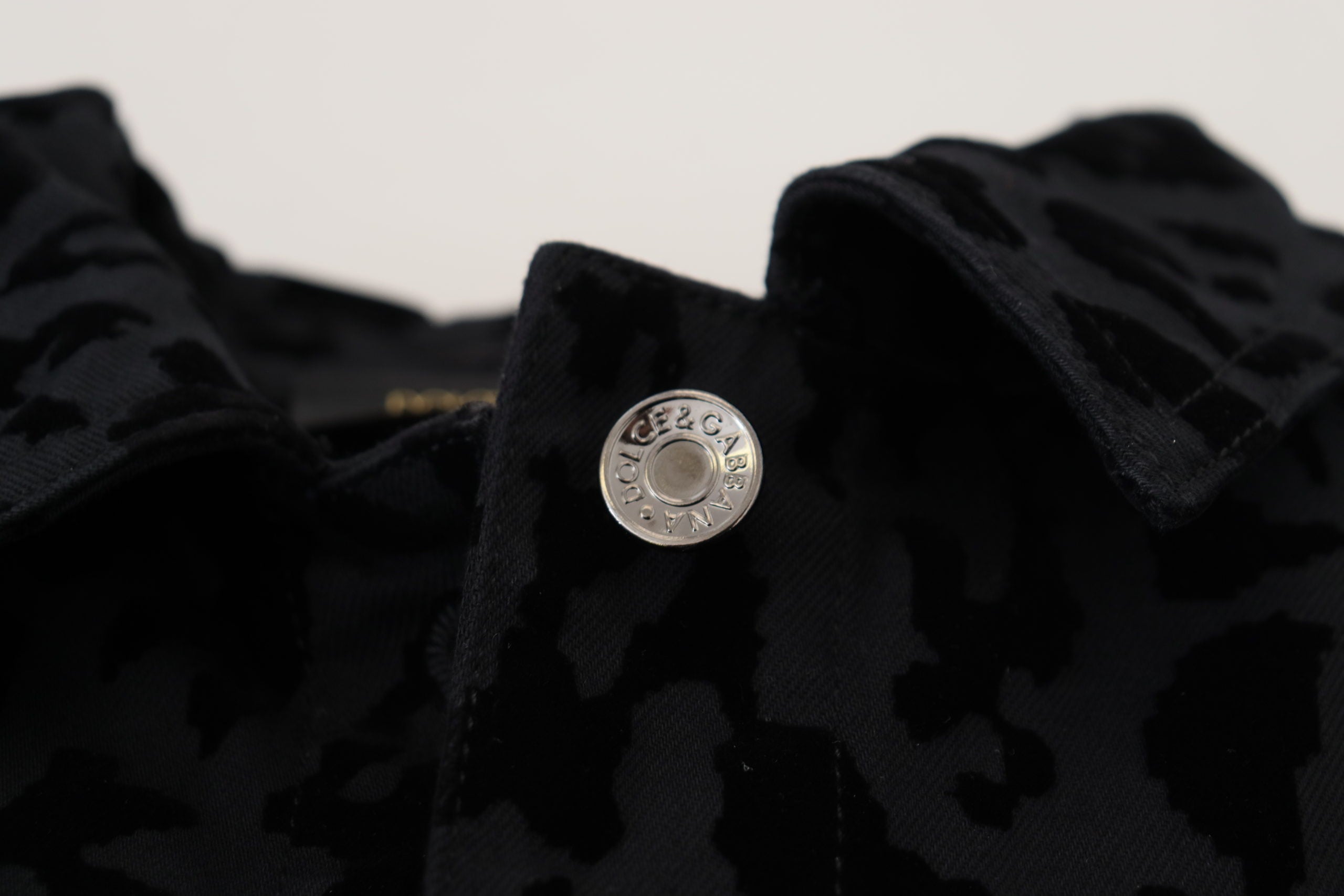 Dolce &amp; Gabbana Chic дънково яке с леопард