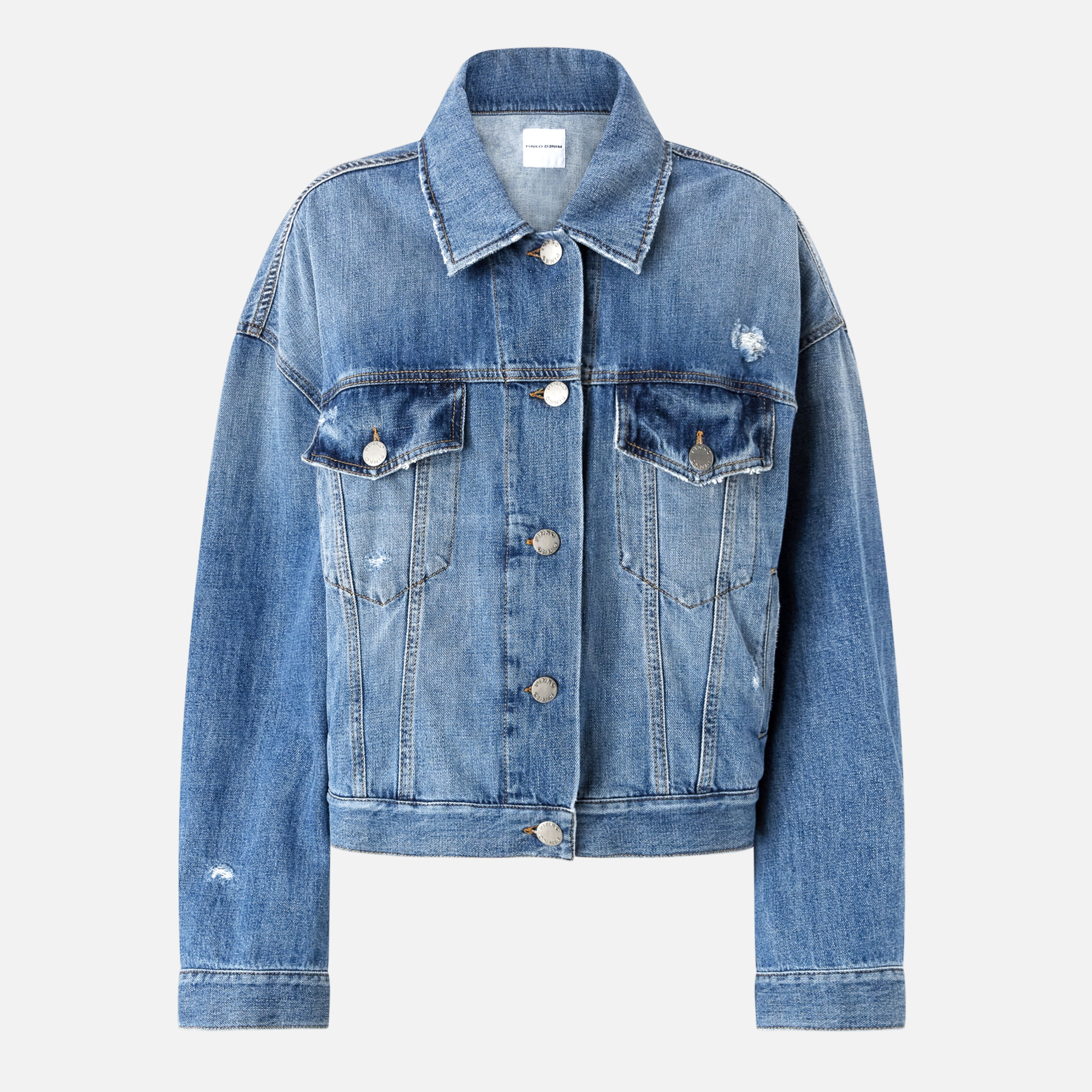 Дамско дънково яке Women’s denim jacket PINKO 104644A2E1PJF front view