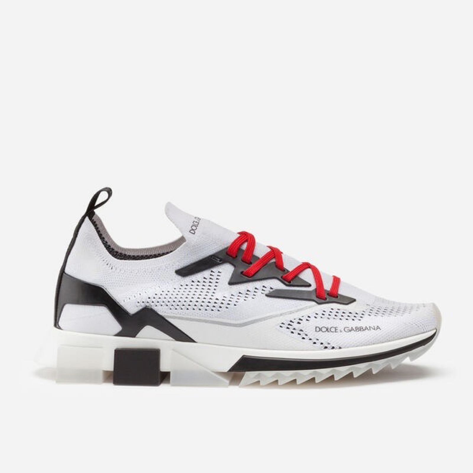Dolce & Gabbana Sorrento Sport Stretch Men Sneakers CS1822 AW476 Lateral View
