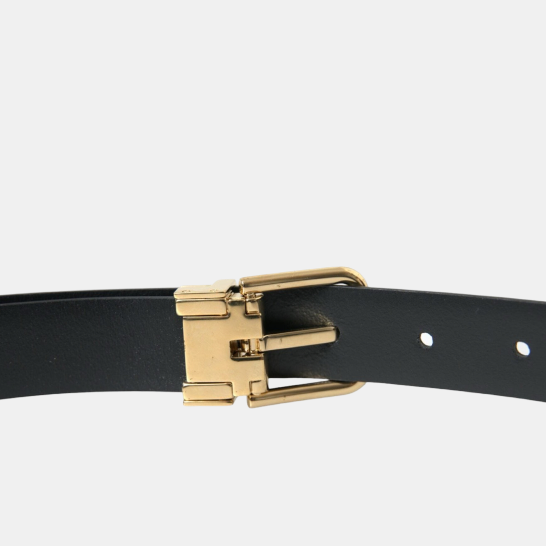 Dolce & Gabbana Calf Leather Men Belt