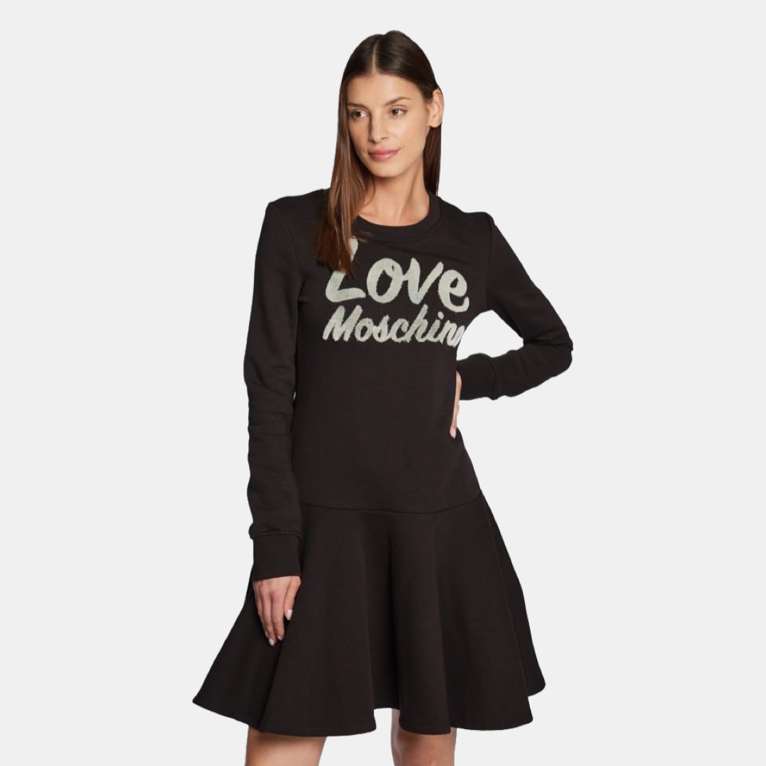 Дамска черна рокля Love Moschino W5D0601M 4432