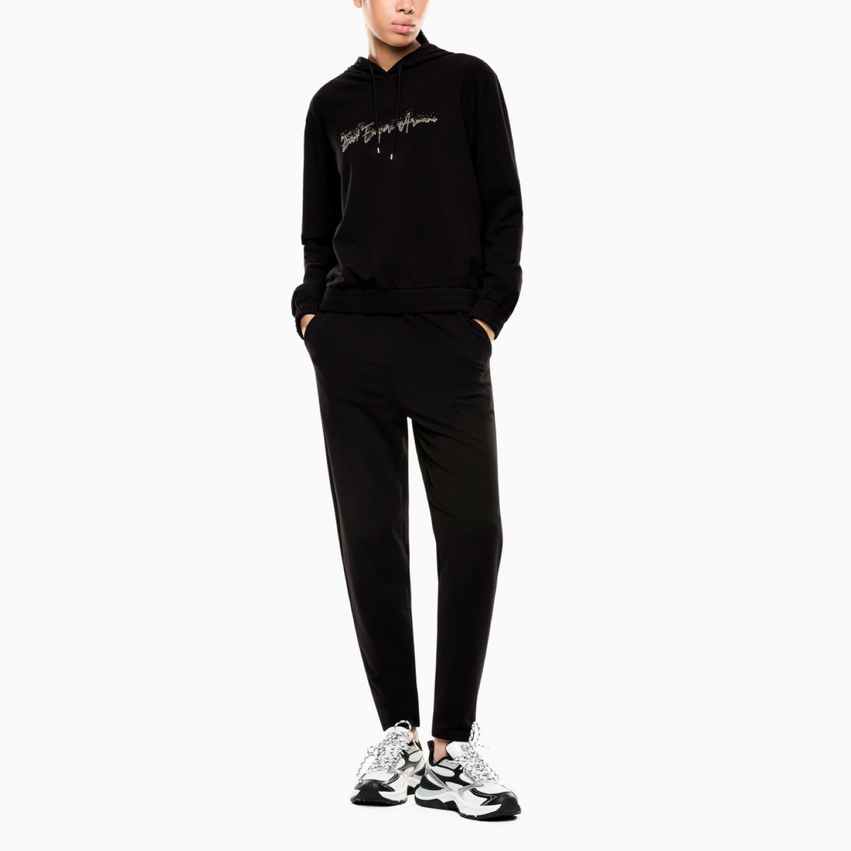 Дамски спортен екип EA7 Emporio Armani Women Tracksuit 7W000990 AF12502 UC001 Front View
