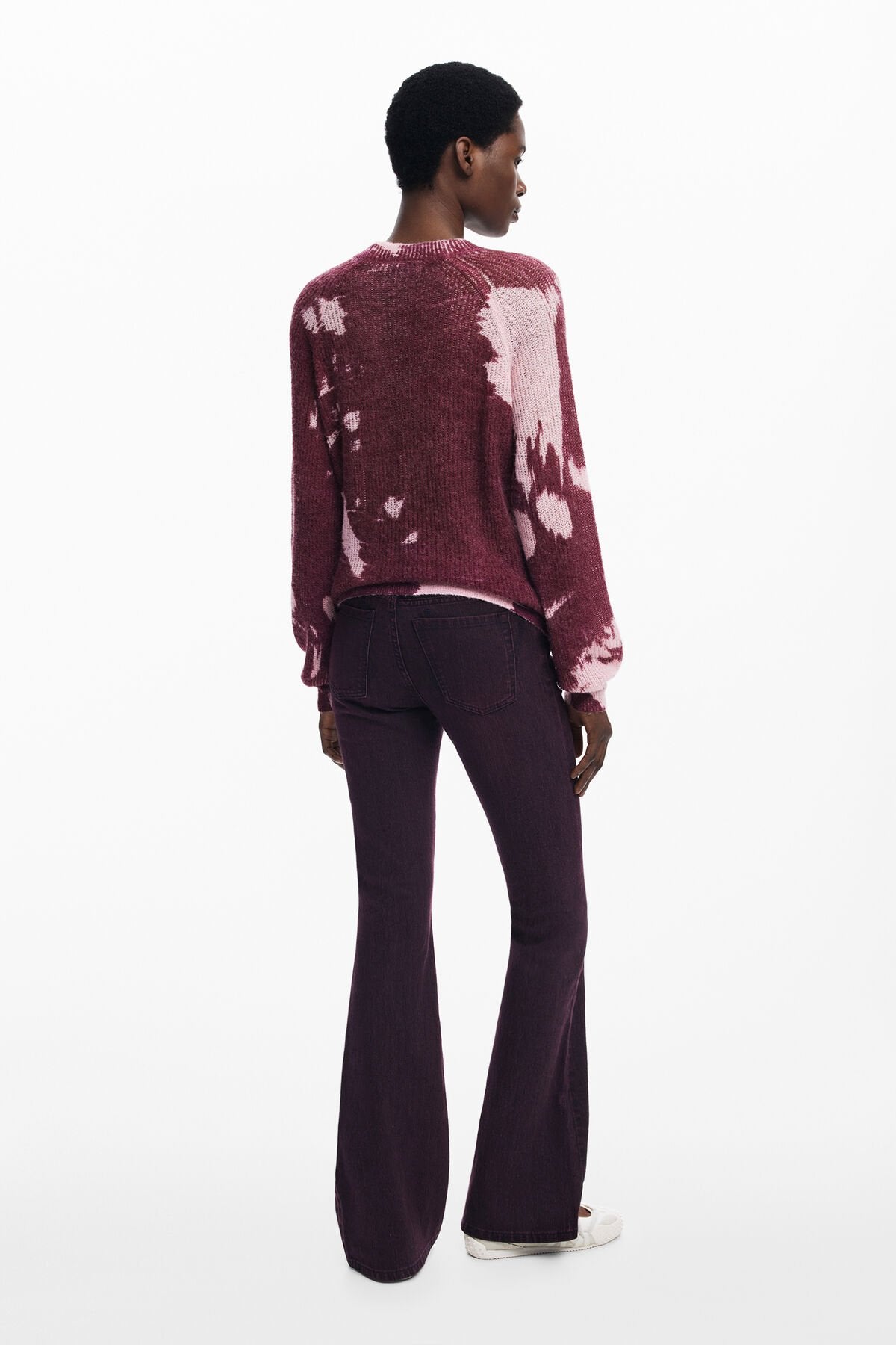 Дамски пуловер Women’s sweater Desigual 25WWJF313078 back view