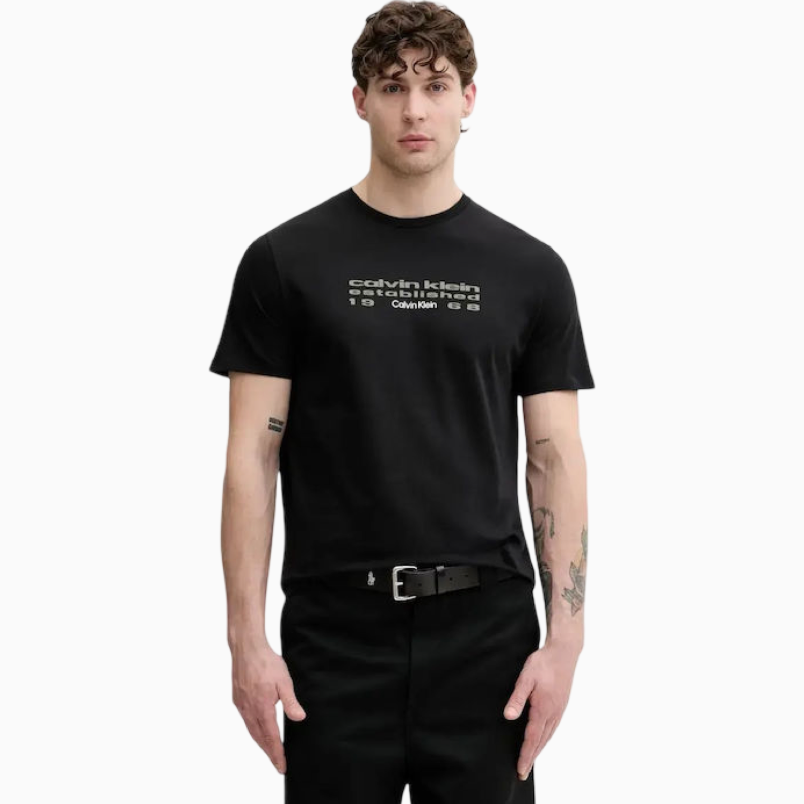 Мъжка тениска Calvin Klein Men T-shirt LV04RG800G UB1 Front View