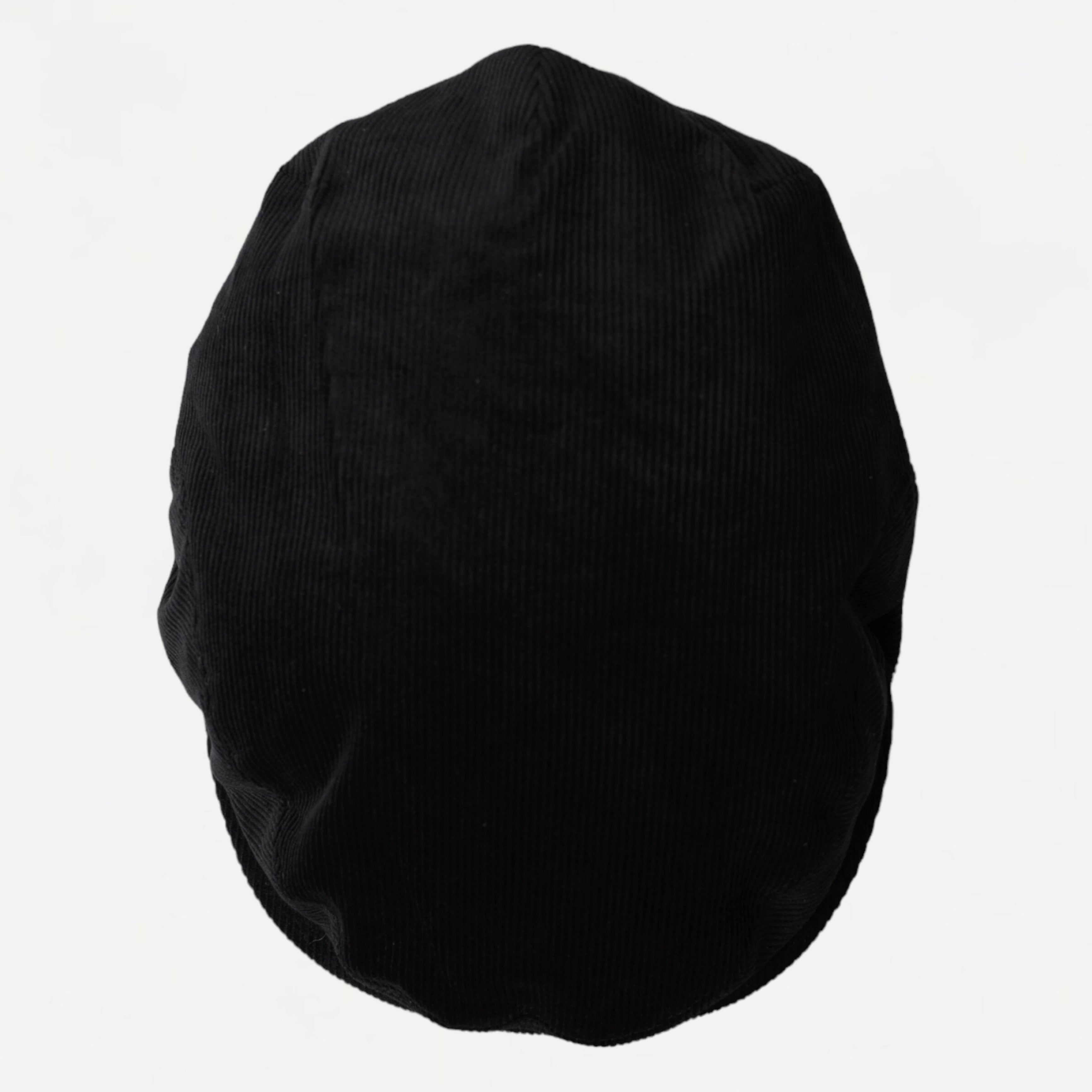 Мъжки луксозен каскет Dolce & Gabbana Men’s Black Corduroy Crown Newsboy Cap в черно